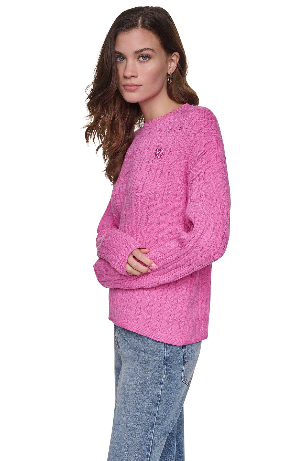 CABLE KNIT SWEATER VIEW 2