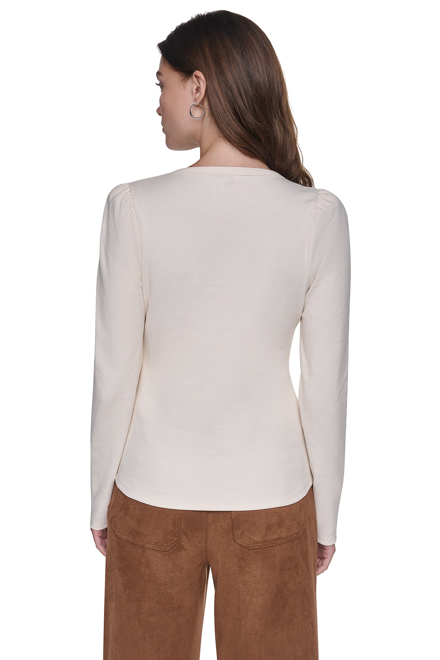 PUFF SLEEVE RHINESTONE TOP VIEW 3 | New clothing