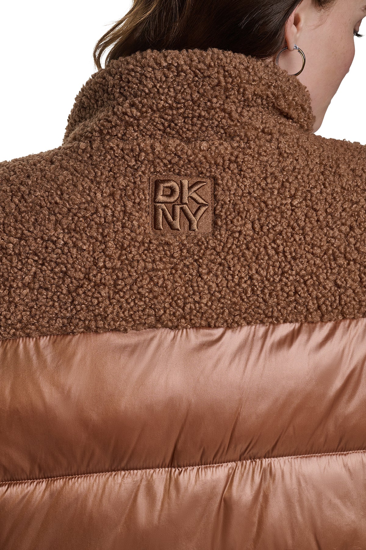 SHERPA MIX MOCK NECK VEST VIEW 2