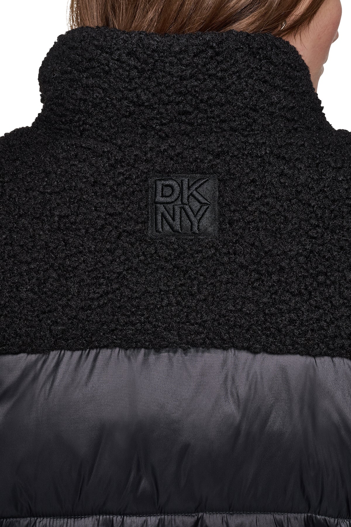 SHERPA MIX MOCK NECK VEST VIEW 2
