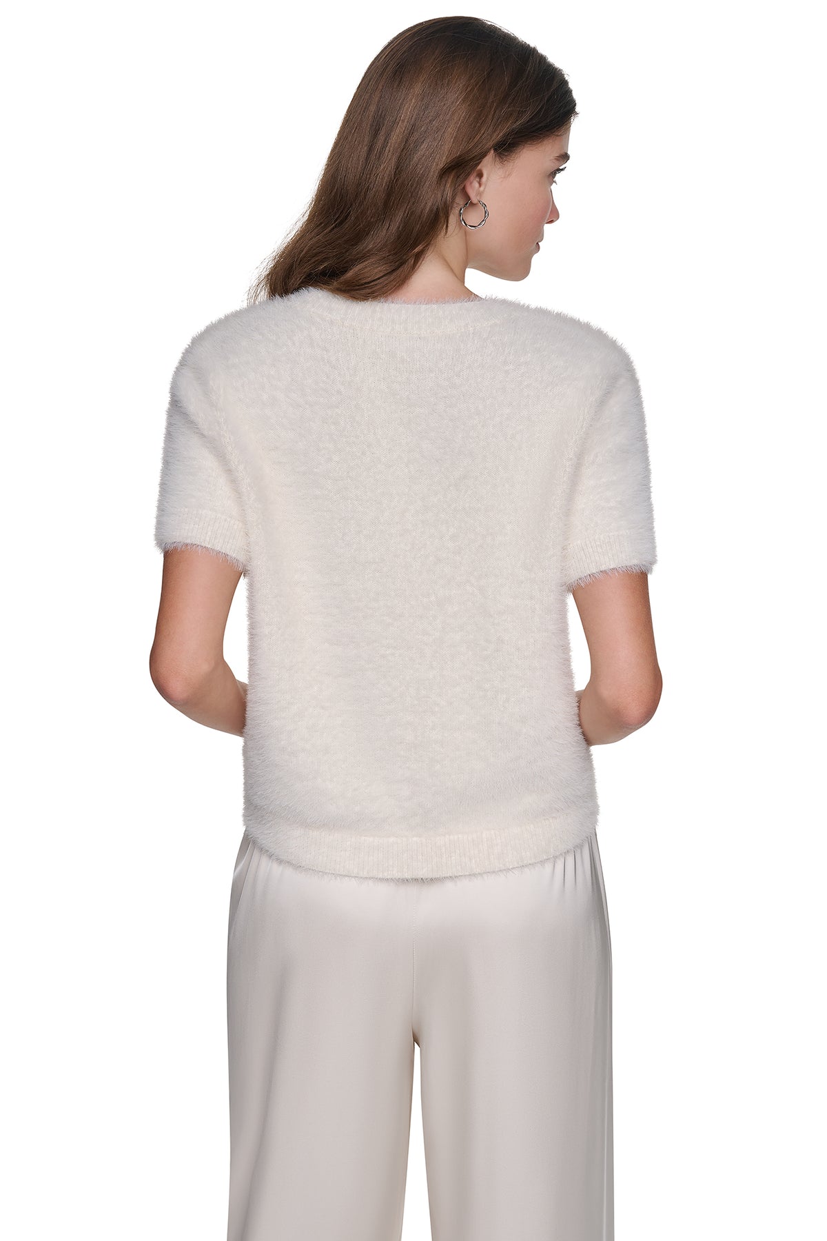 BRUSHED V-NECK CARDIGAN VIEW 2