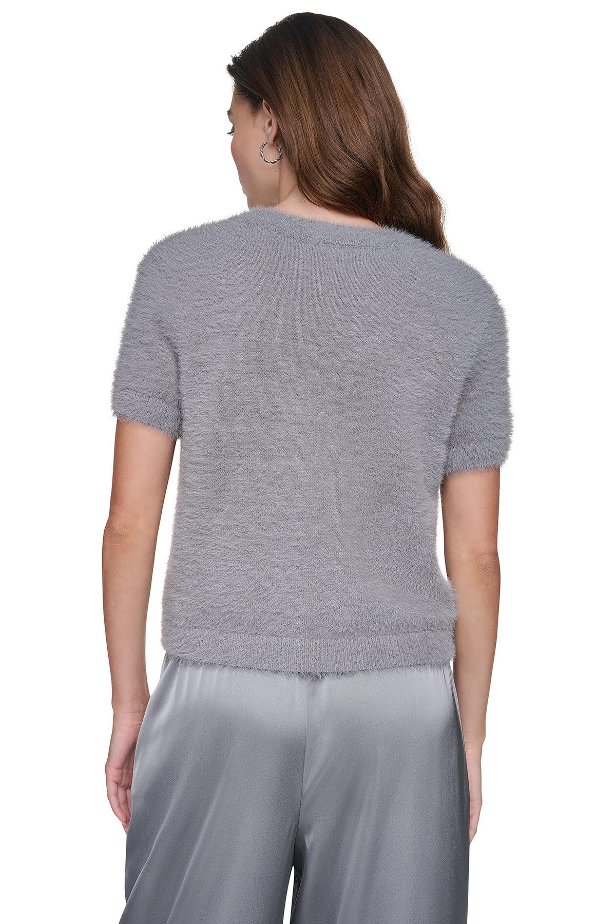 BRUSHED V-NECK CARDIGAN VIEW 2