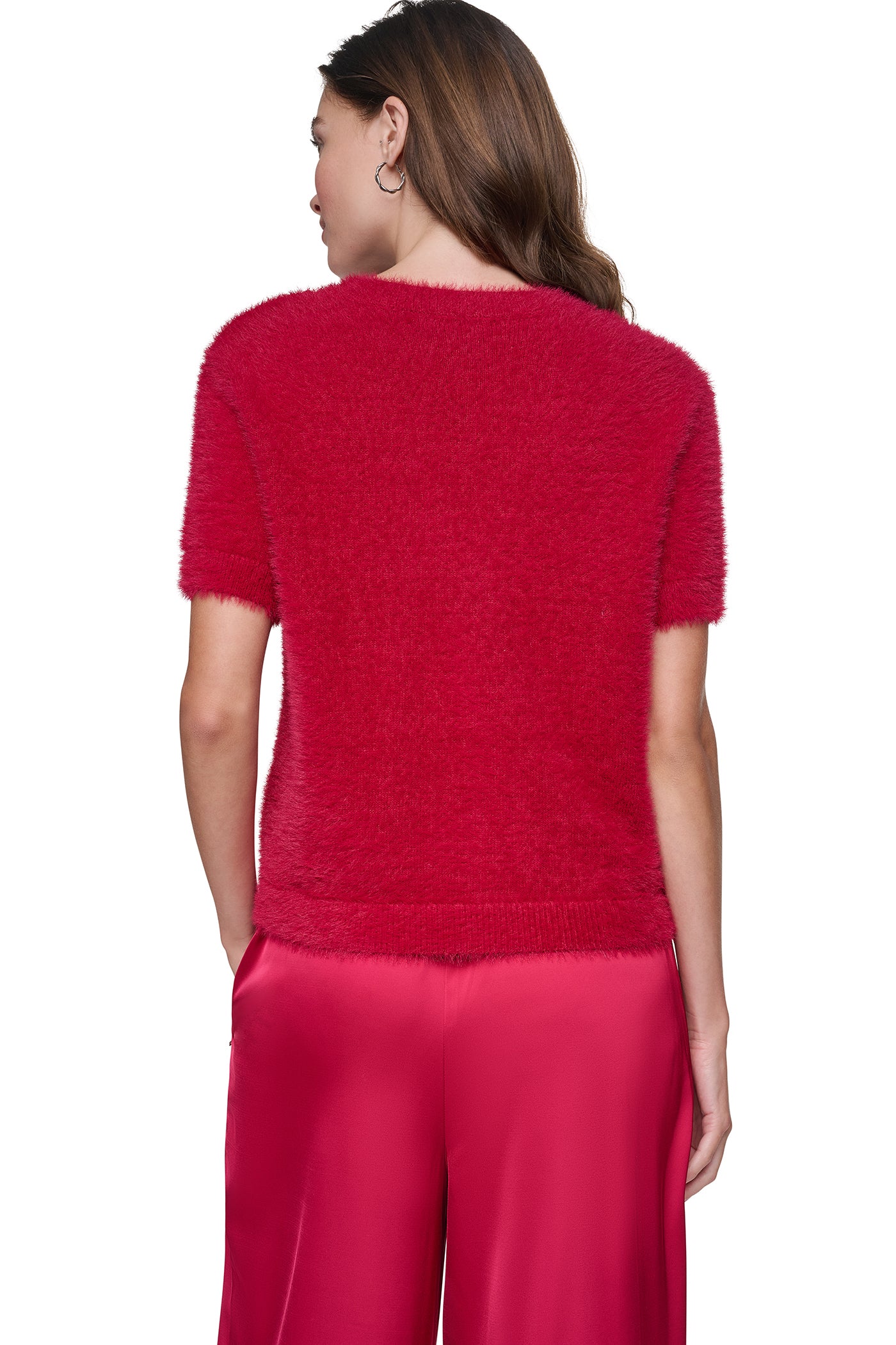 BRUSHED V-NECK CARDIGAN VIEW 2