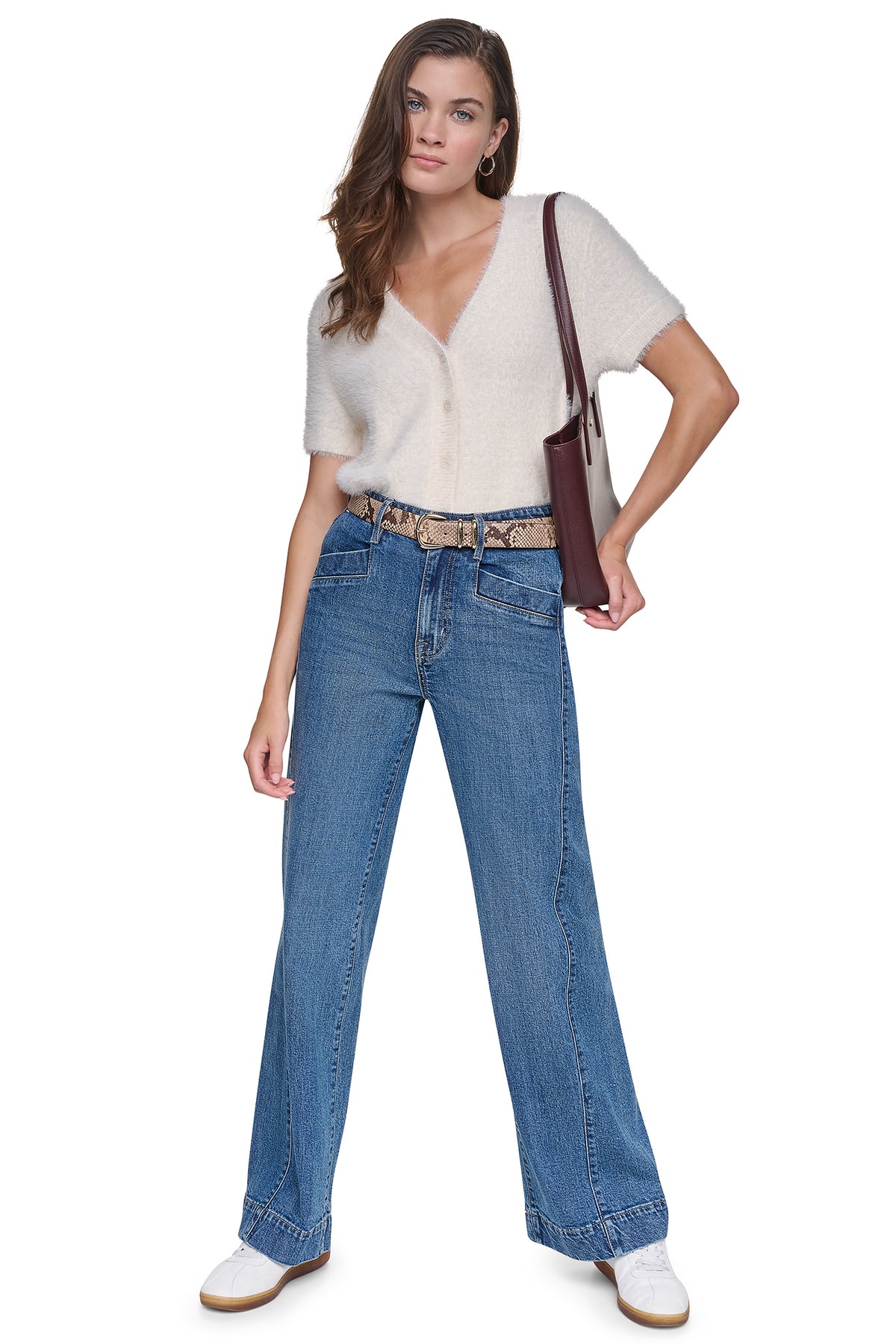 HIGH-RISE FORWARD SEAM WIDE LEG VIEW 1