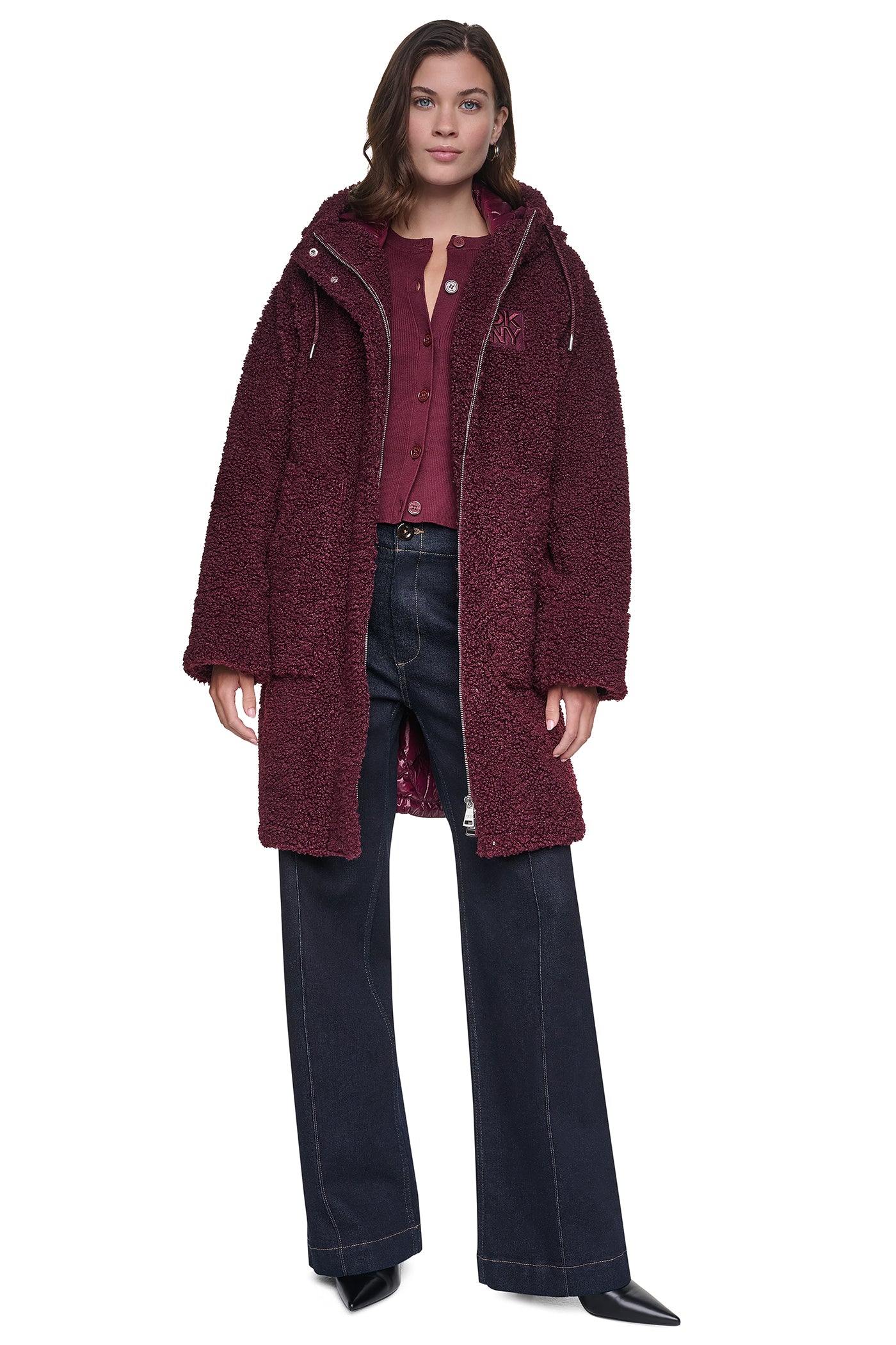 SHERPA MIXED MEDIA HOODED JACKET VIEW 9