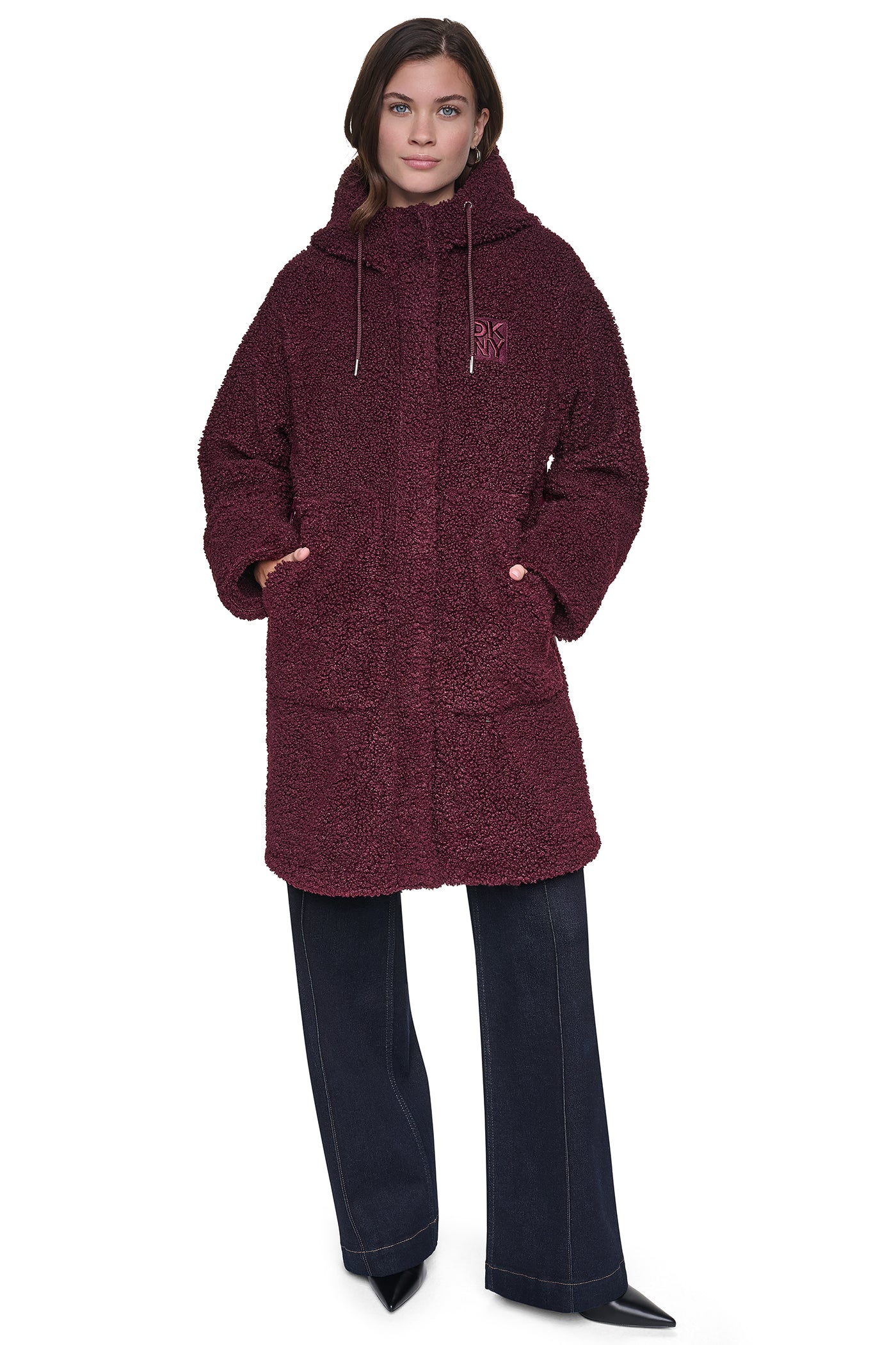 SHERPA MIXED MEDIA HOODED JACKET VIEW 5