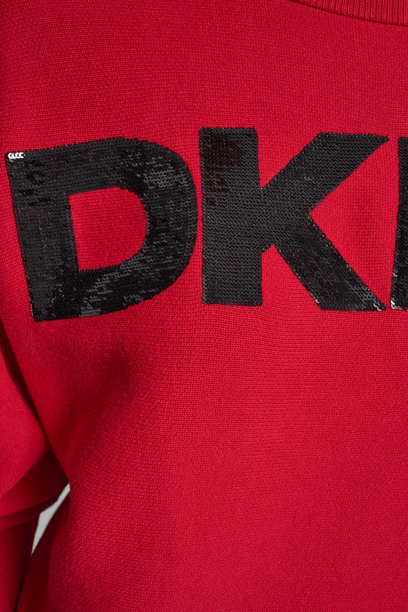 DOLMAN SLEEVE SEQUIN LOGO SWEATER VIEW 4 | New Arrivals