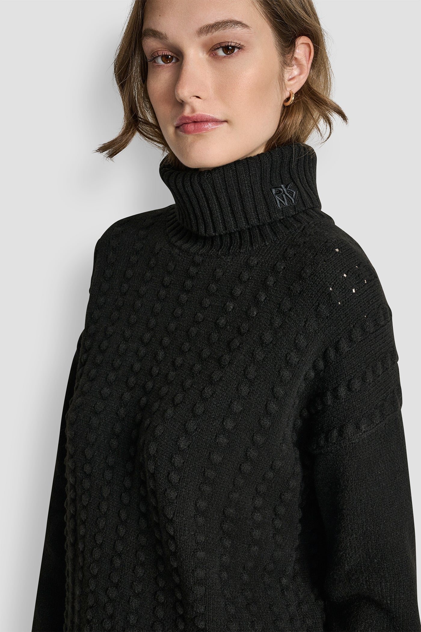 TURTLE NECK BOBBLE STICH SWEATER VIEW 5 | All Products