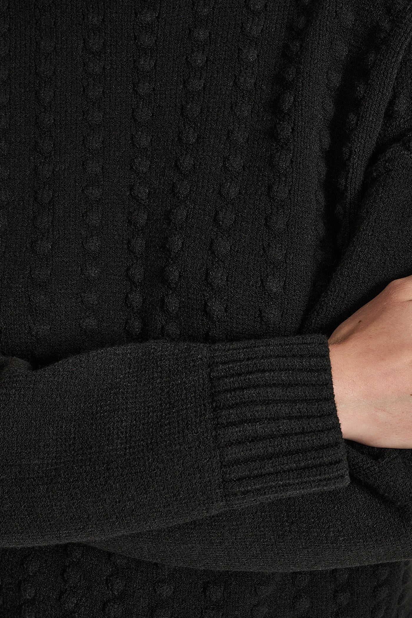 TURTLE NECK BOBBLE STICH SWEATER VIEW 6 | All Products