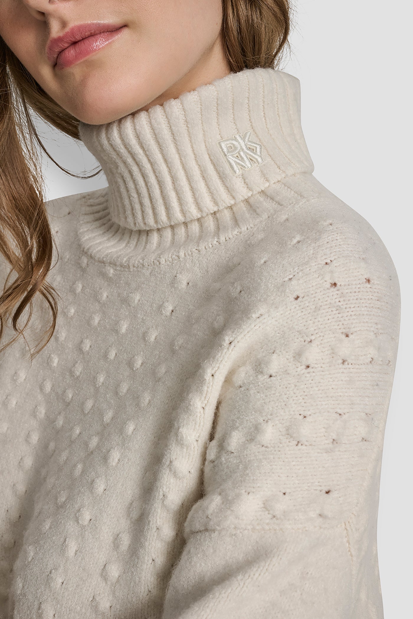 TURTLE NECK BOBBLE STICH SWEATER VIEW 6 | All Products