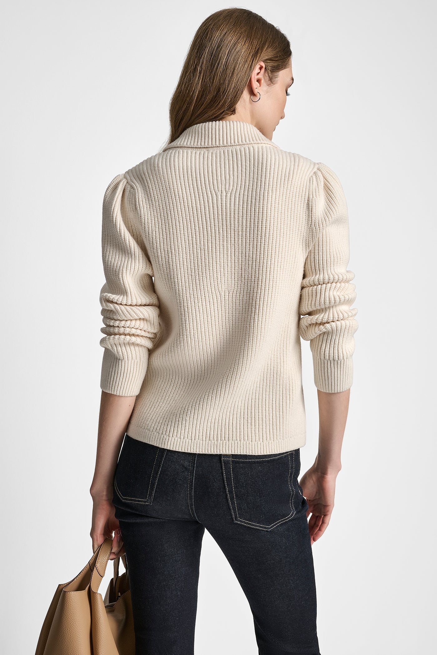 BLONDE SHAKER STITCH CROPPED CARDIGAN JACKET, VIEW 2 | New clothing