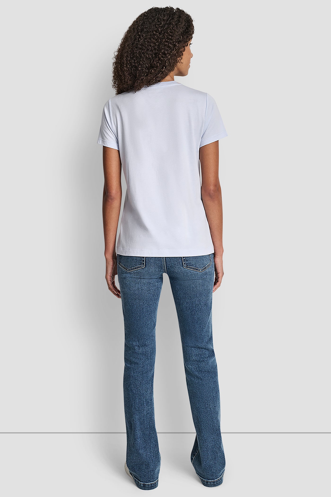 DKNY STACKED RHINESTONE LOGO TEE VIEW 3 | All Products