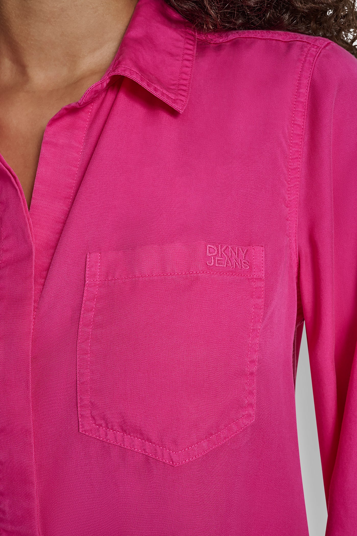 SPLIT BACK BUTTON FRONT WITH ROLL TAB VIEW 4 | WOMEN'S SWEATERS & TOPS