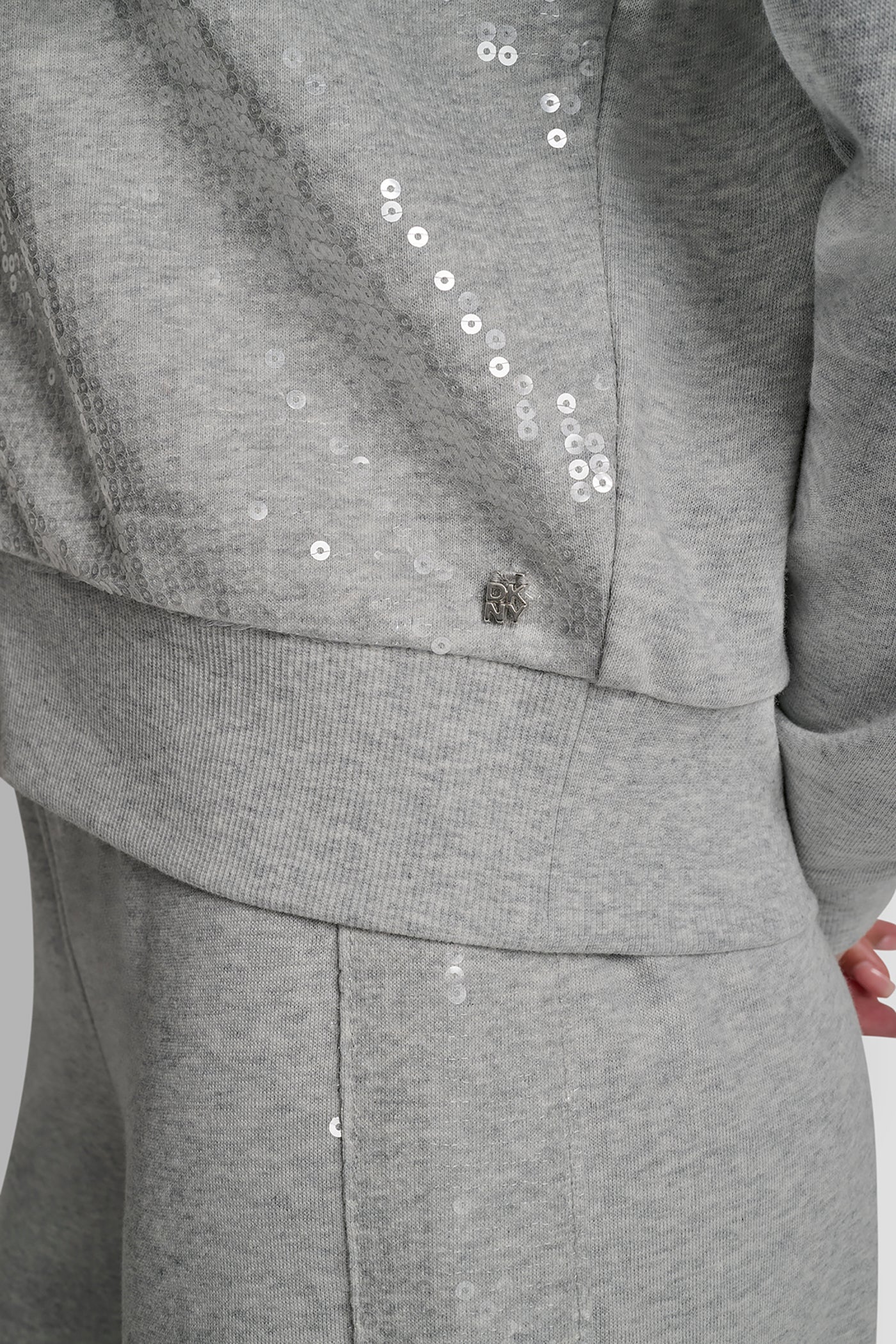 SEQUIN ZIP FRONT HOODIE VIEW 5 | New Arrivals
