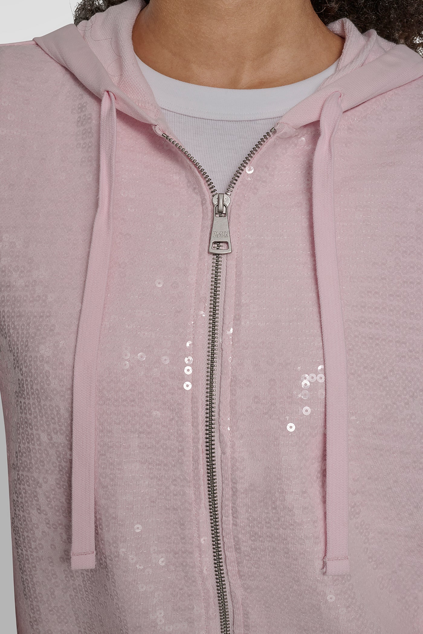 SEQUIN ZIP FRONT HOODIE VIEW 6 | Sweatshirts & Joggers