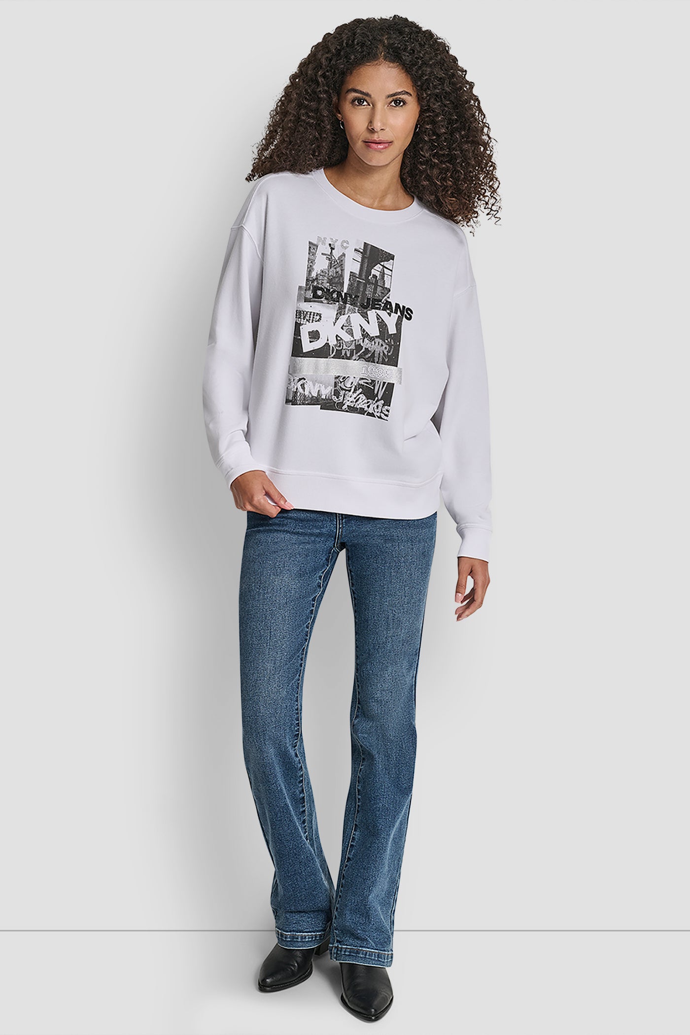 NYC DKNY PHOTOREAL REAL SWEATSHIRT VIEW 4 | Clothing