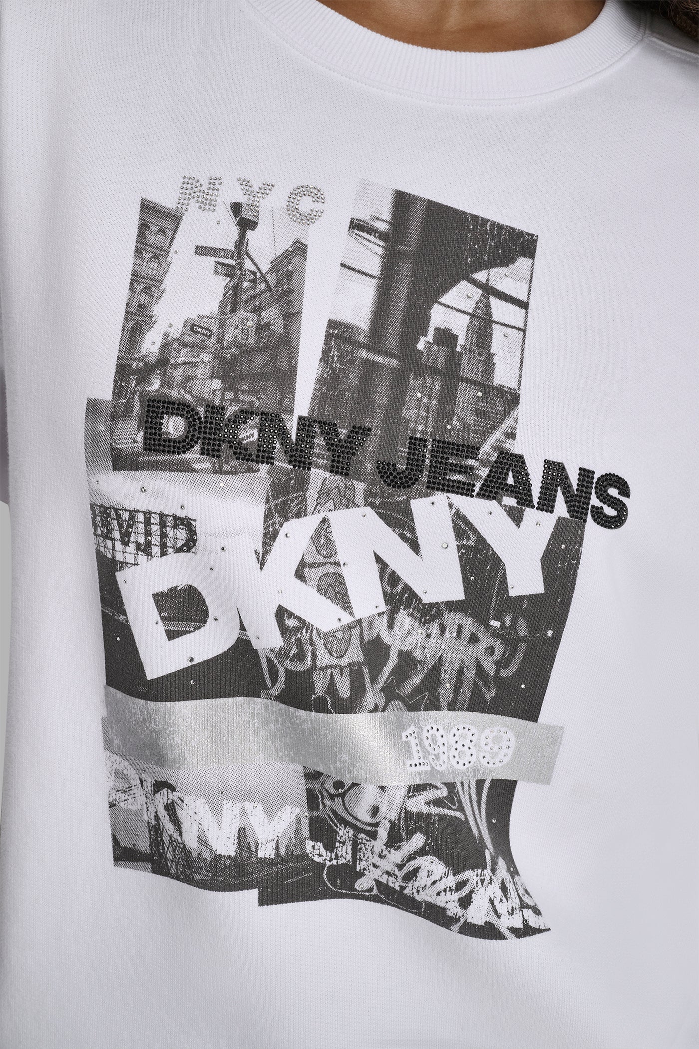 NYC DKNY PHOTOREAL REAL SWEATSHIRT VIEW 5 | Clothing