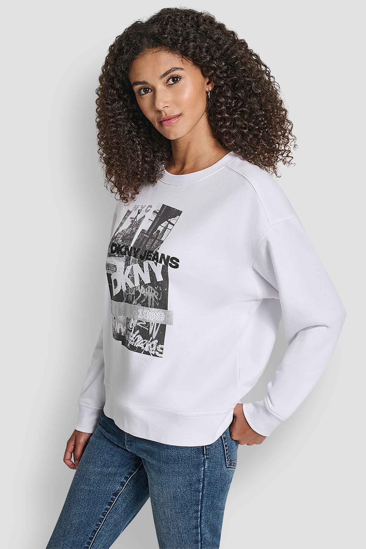 NYC DKNY PHOTOREAL REAL SWEATSHIRT VIEW 3 | Clothing