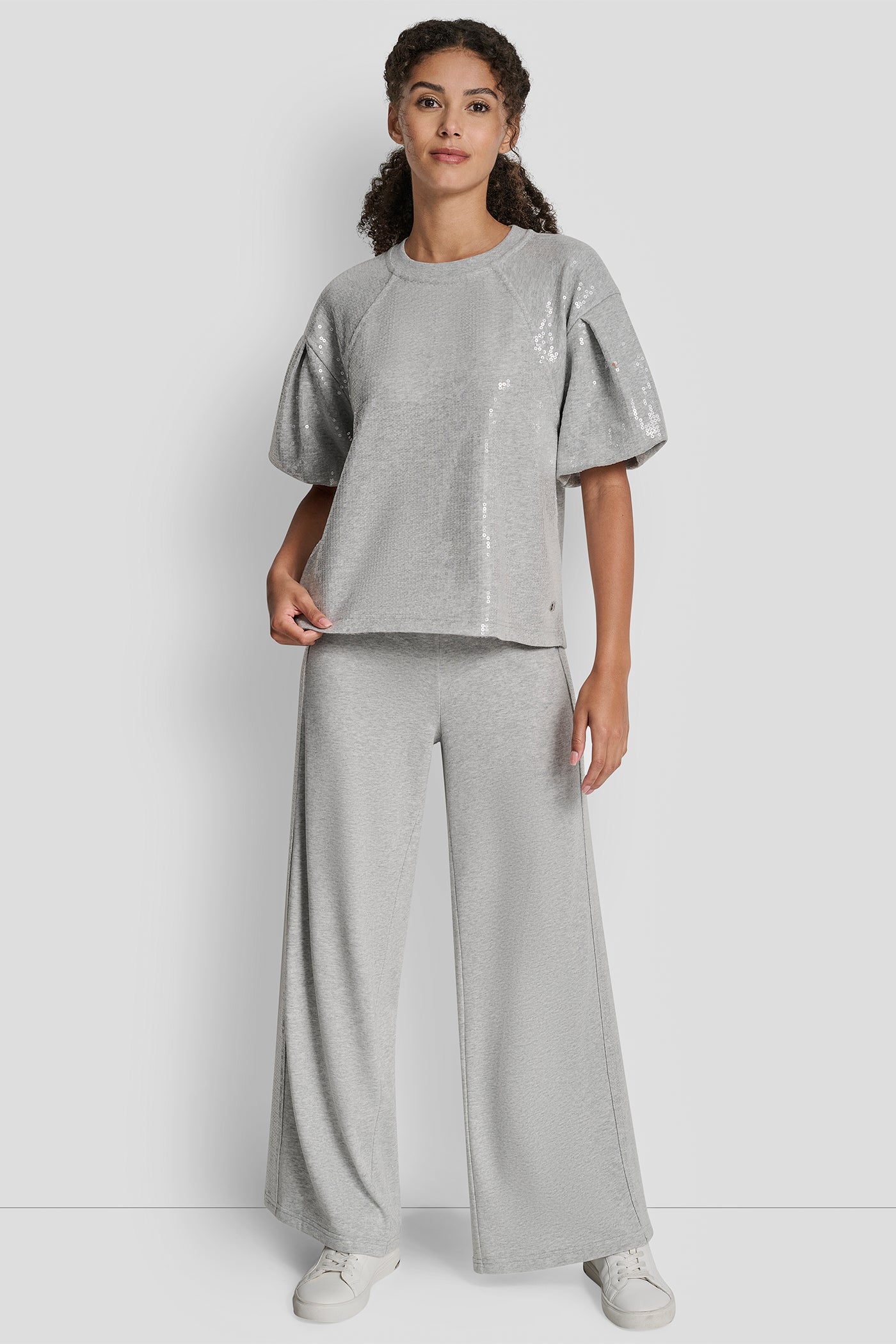 SEQUIN PUFF SLEEVE SWEATER VIEW 5 | WOMEN'S SWEATERS & TOPS