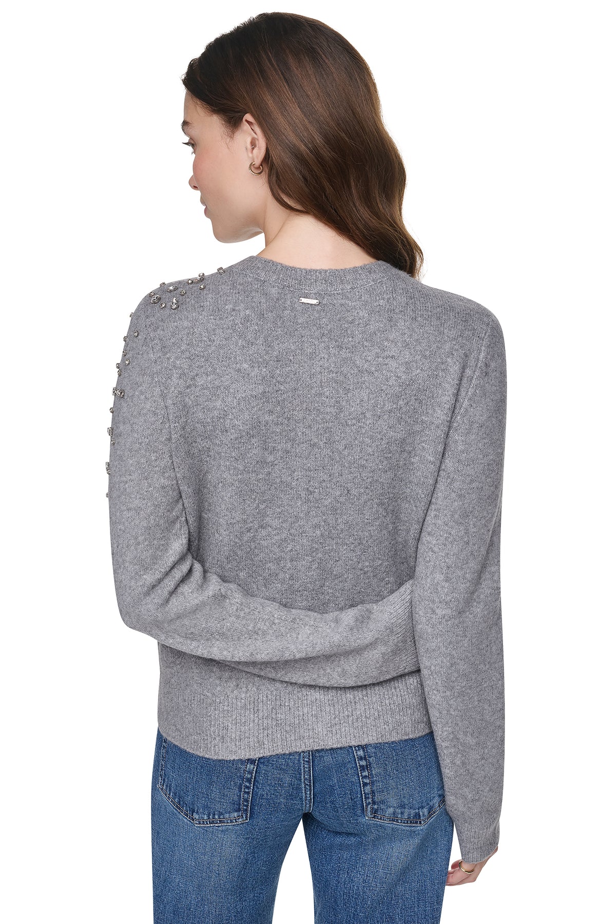 RHINESTONE FRONT CARDIGAN VIEW 2