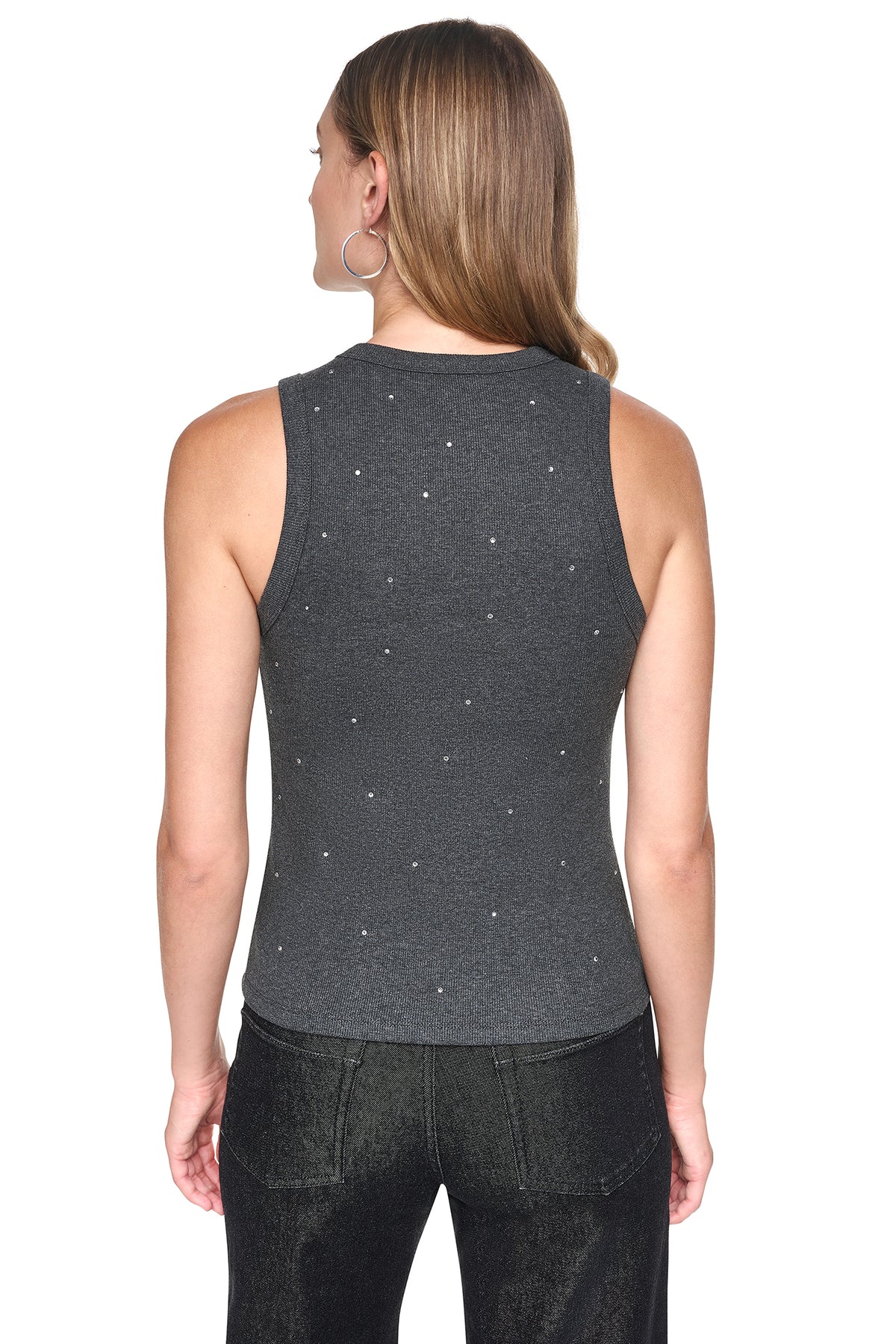 RHINESTONE RIB TANK VIEW 2