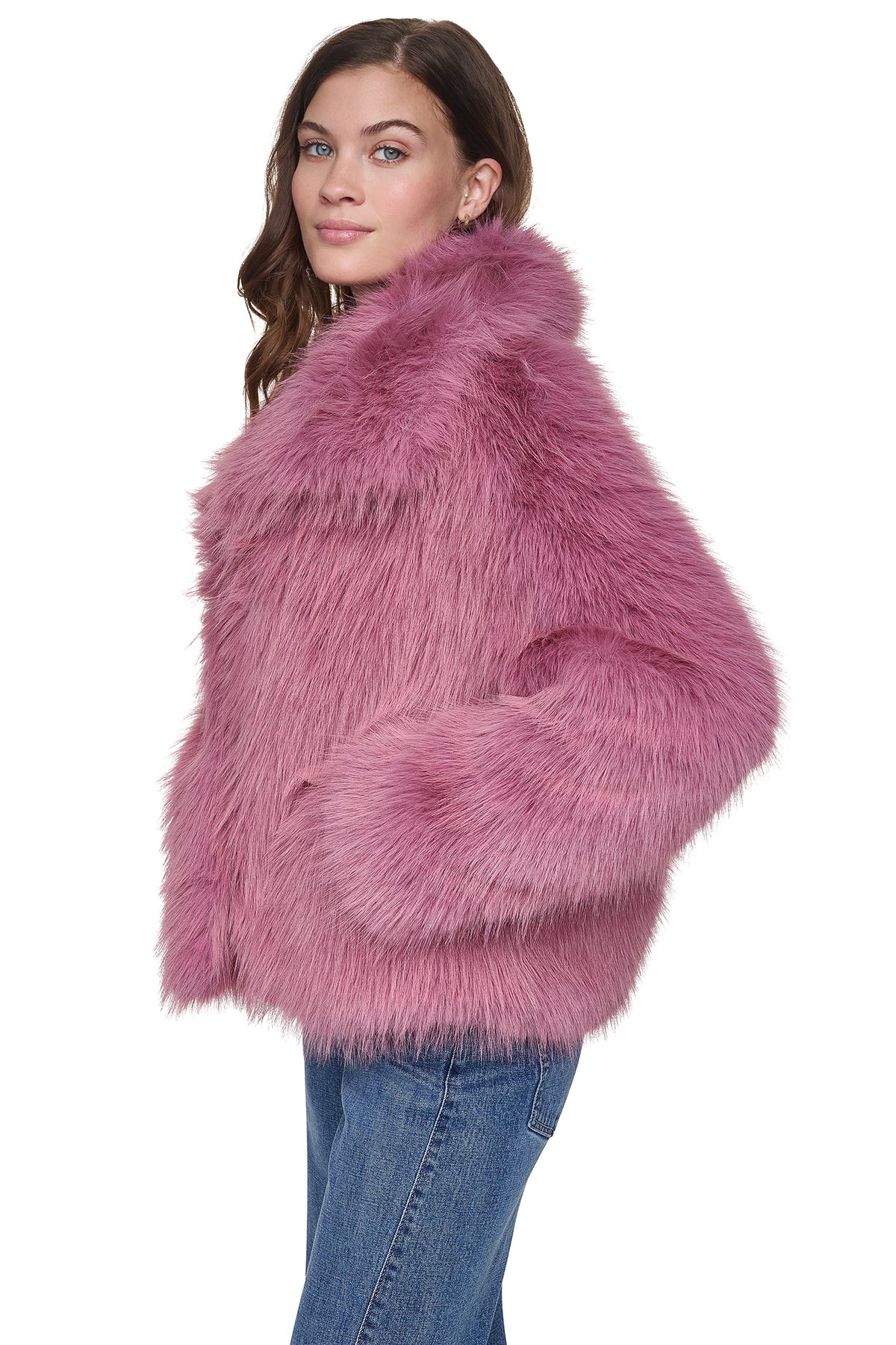 SHORT FAUX FUR JACKET VIEW 2