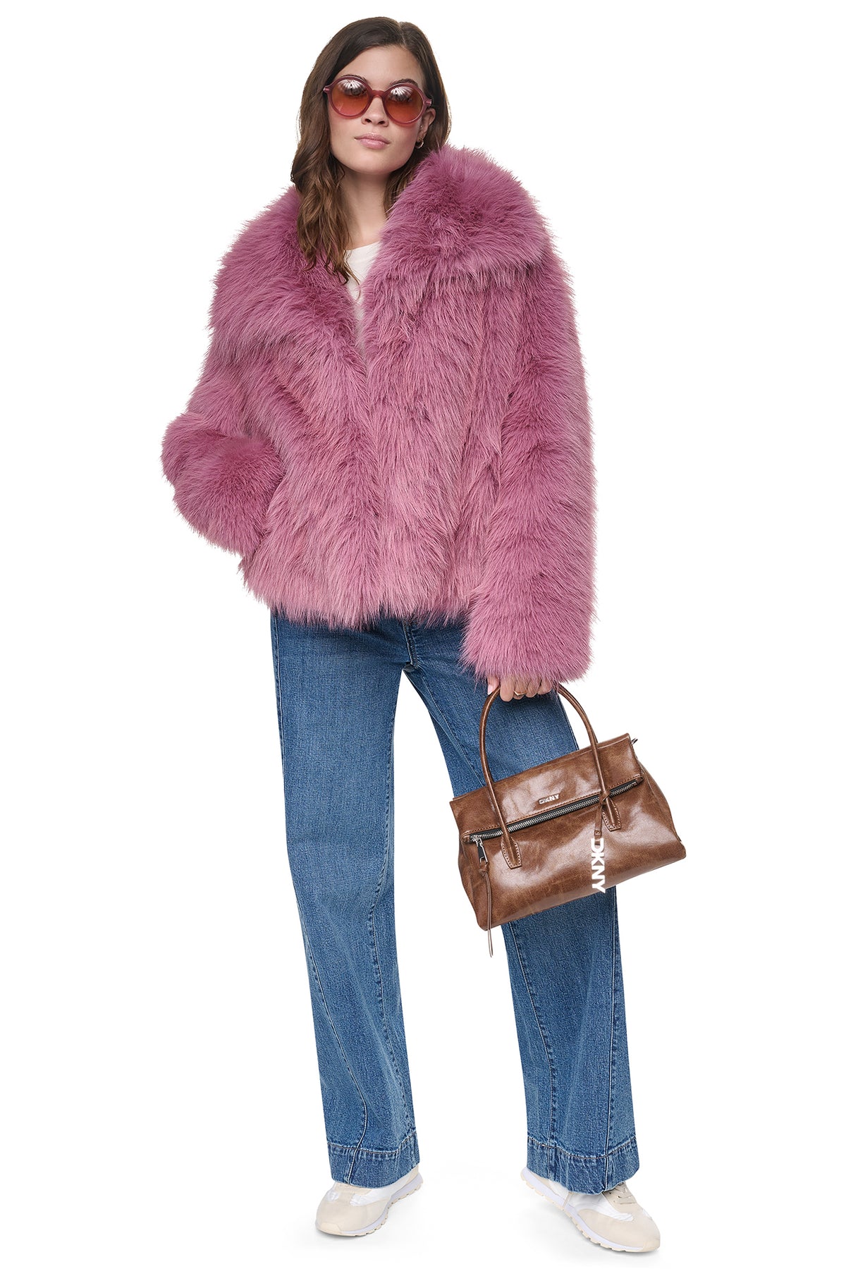SHORT FAUX FUR JACKET VIEW 2