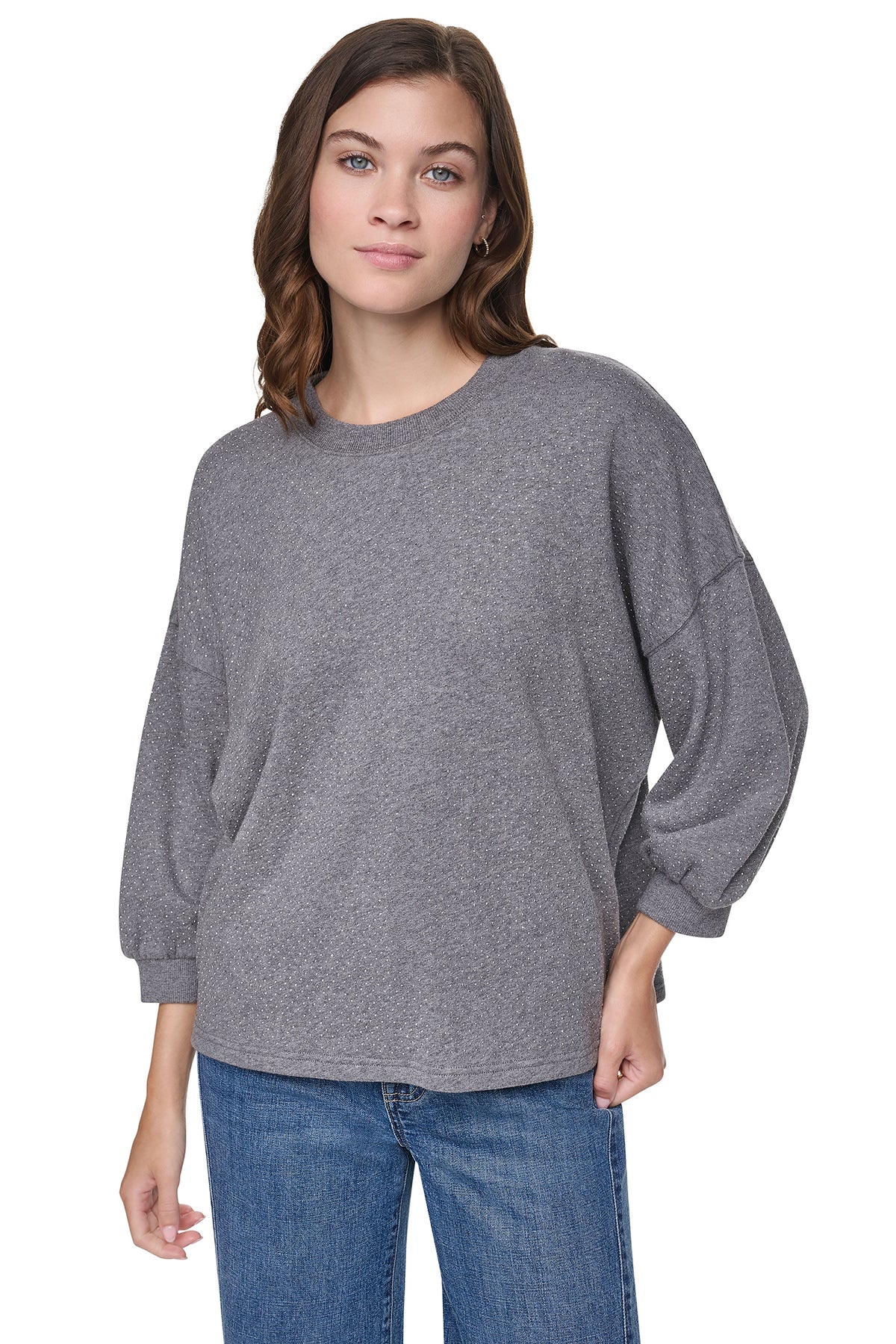 RHINESTONE SWEATSHIRT VIEW 1