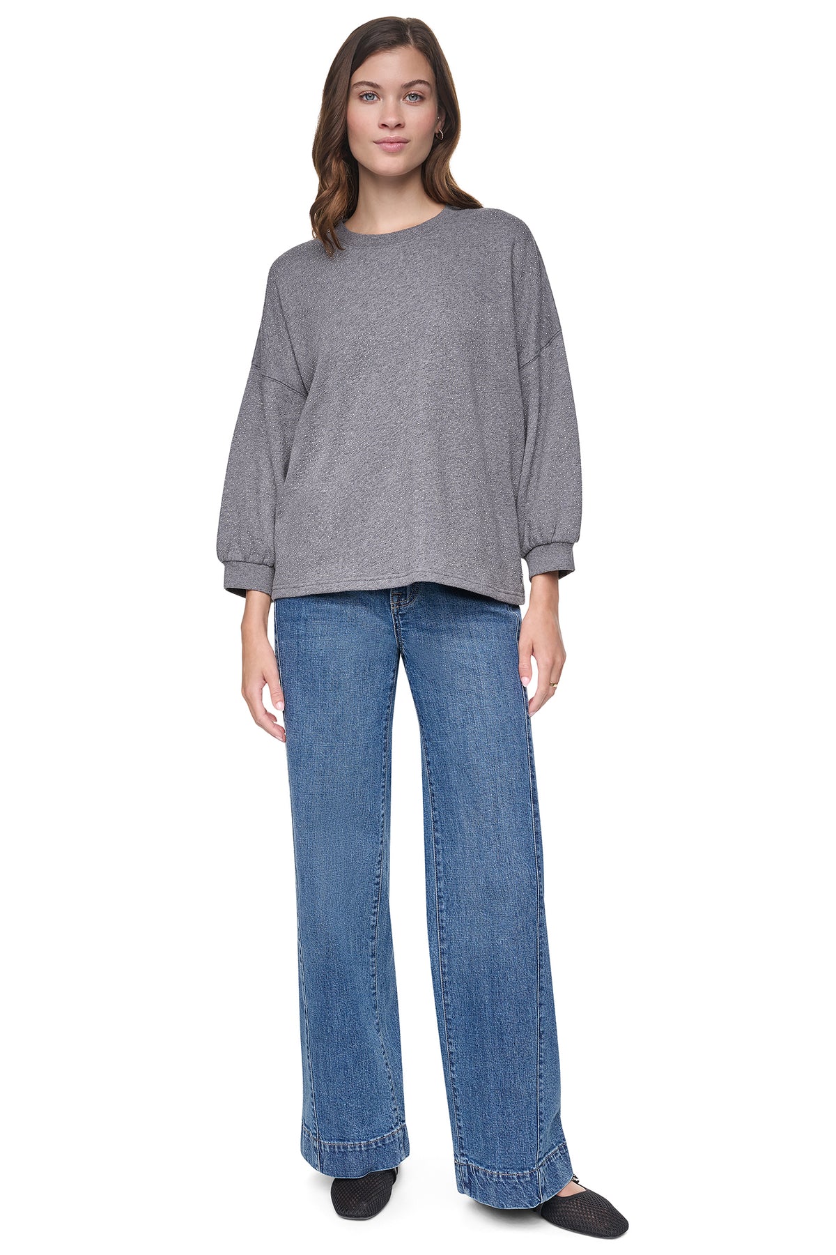 RHINESTONE SWEATSHIRT VIEW 2