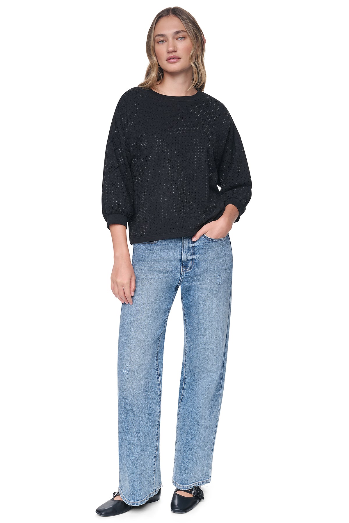 RHINESTONE SWEATSHIRT VIEW 2
