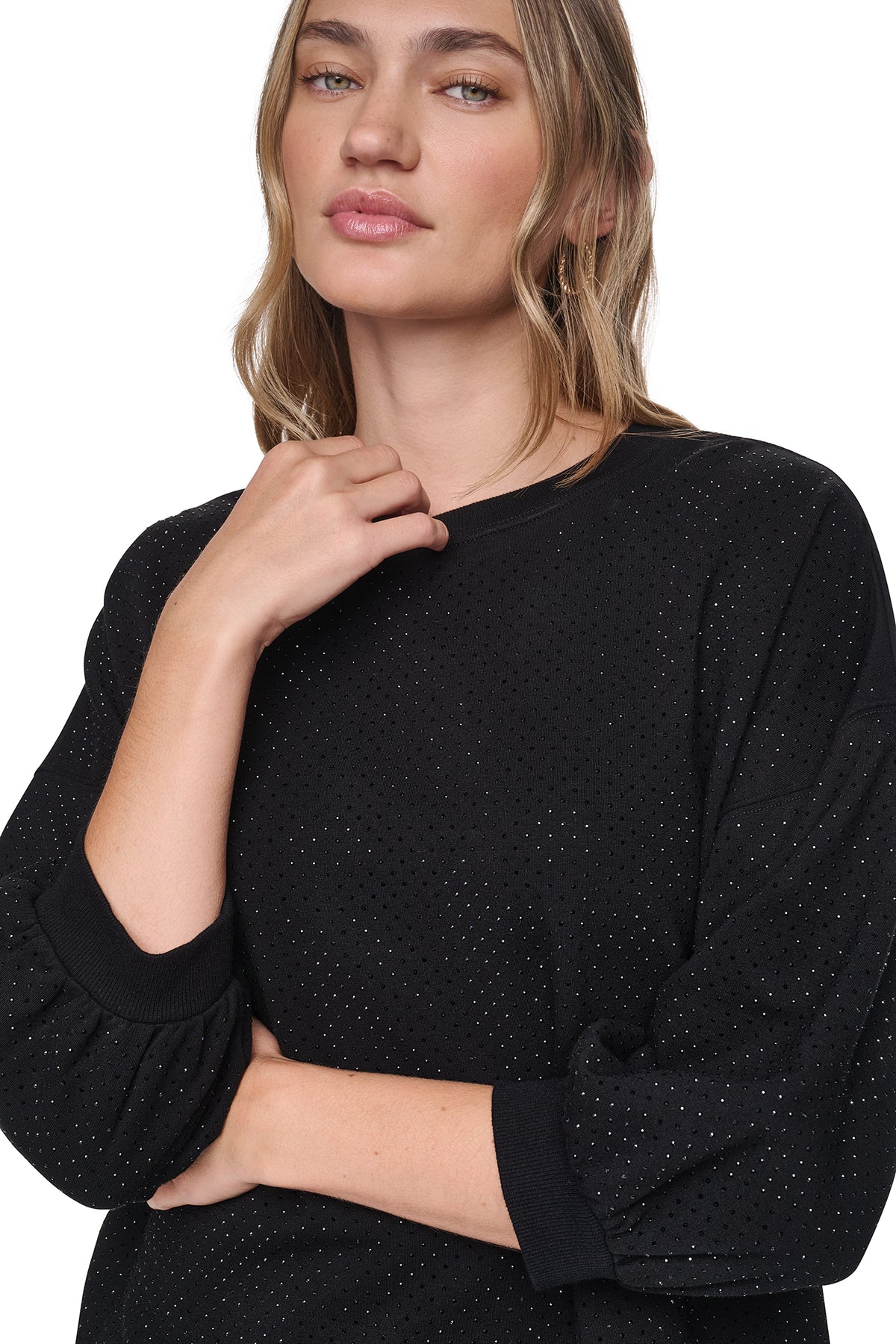 RHINESTONE SWEATSHIRT VIEW 1
