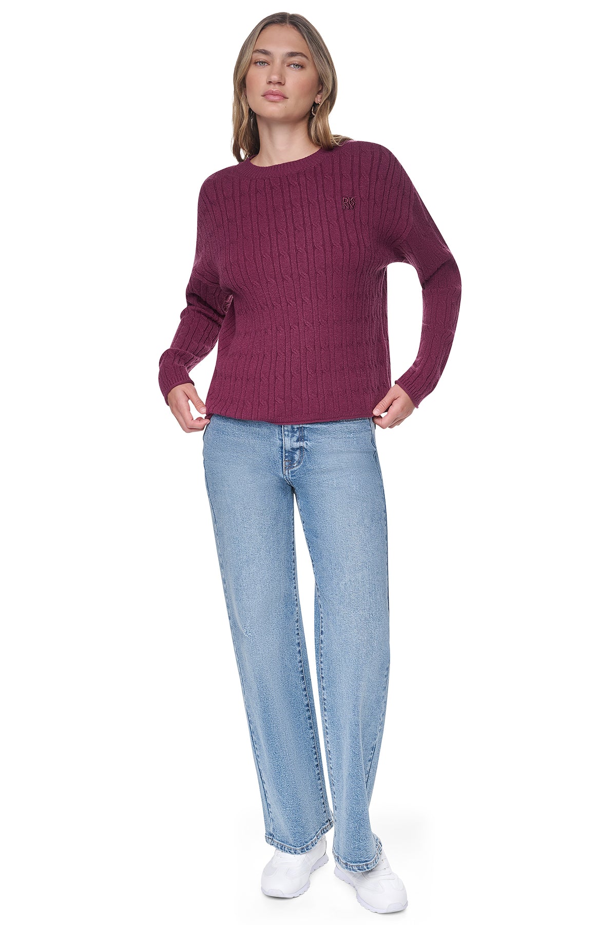 CABLE KNIT SWEATER VIEW 2