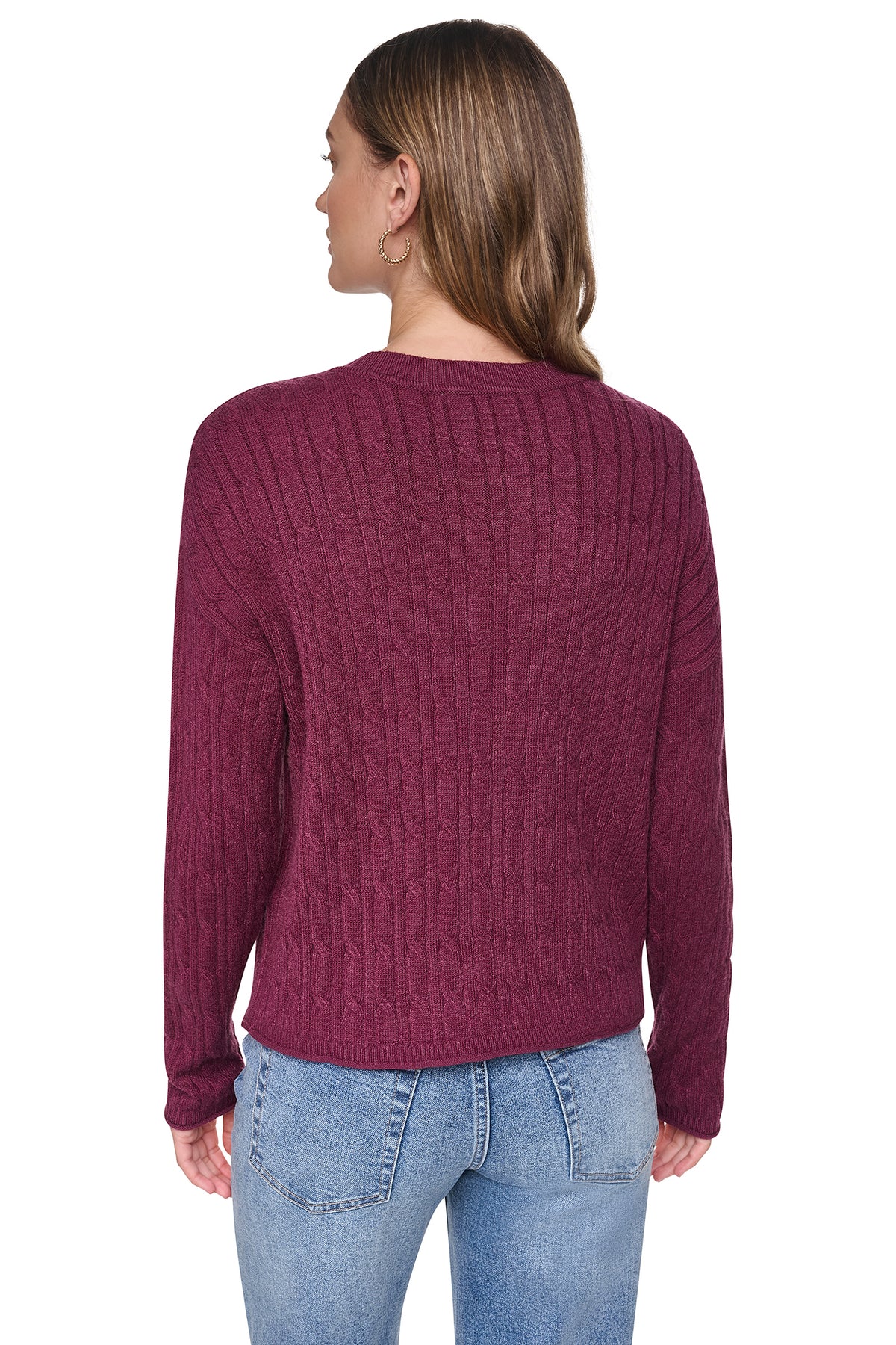 CABLE KNIT SWEATER VIEW 2