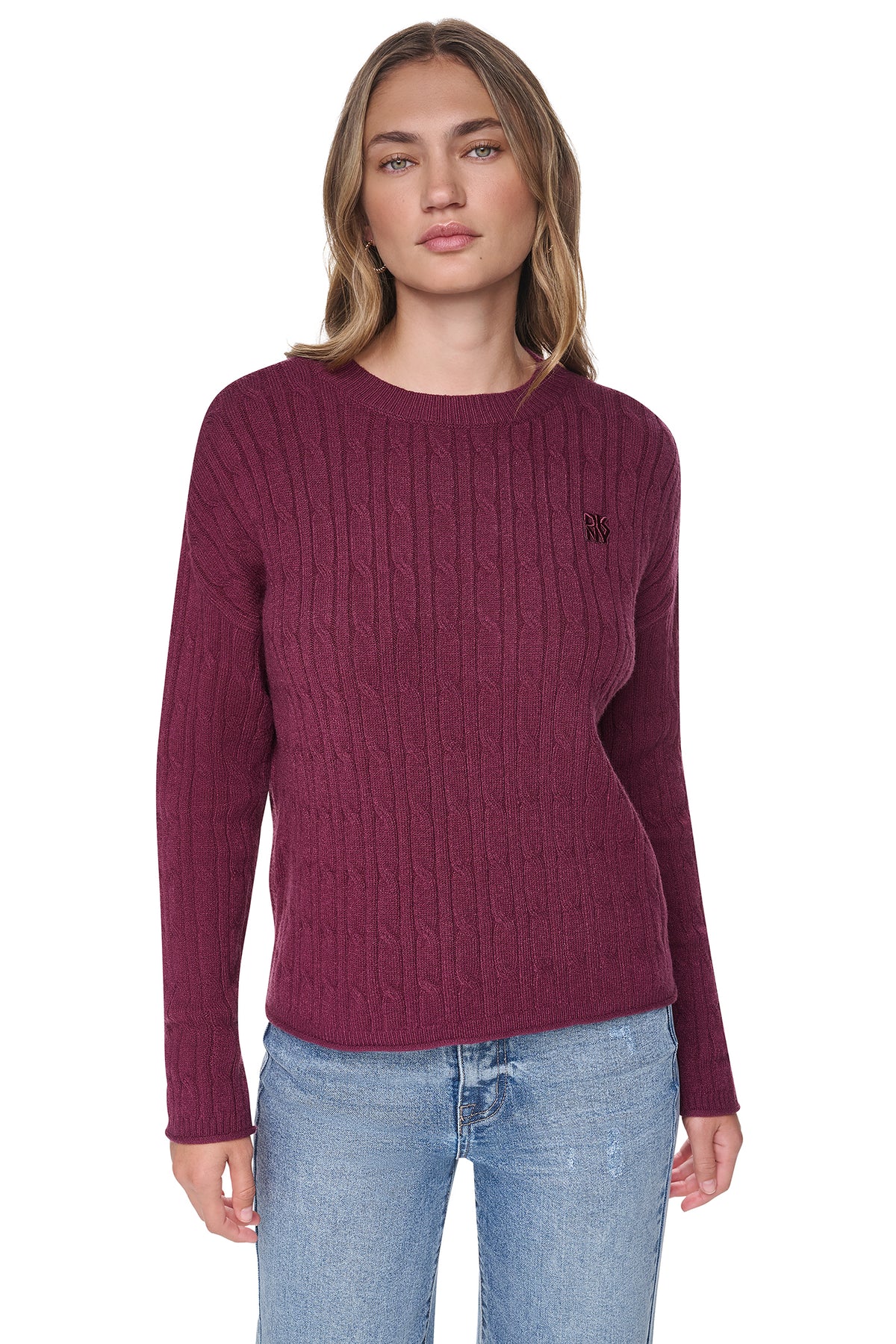 CABLE KNIT SWEATER VIEW 2