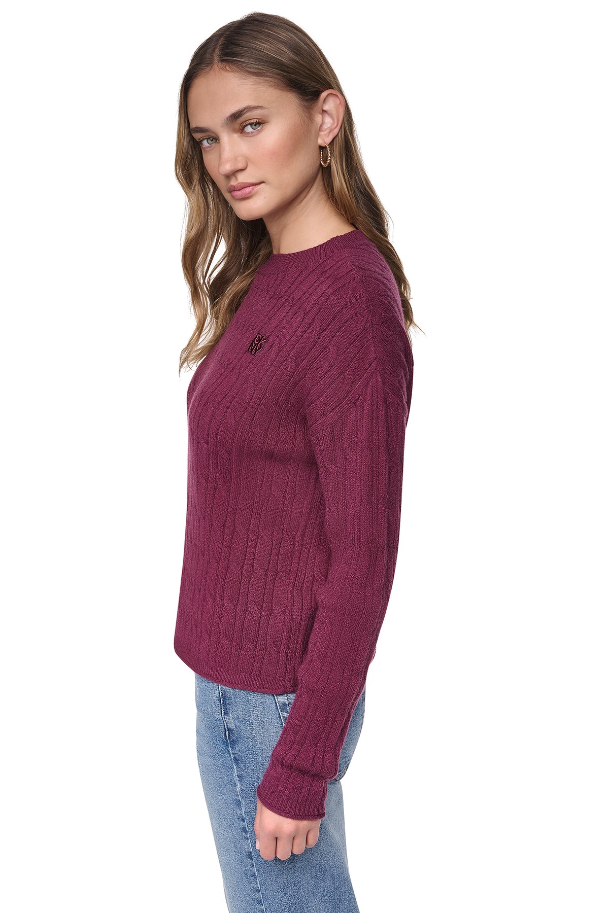 CABLE KNIT SWEATER VIEW 2