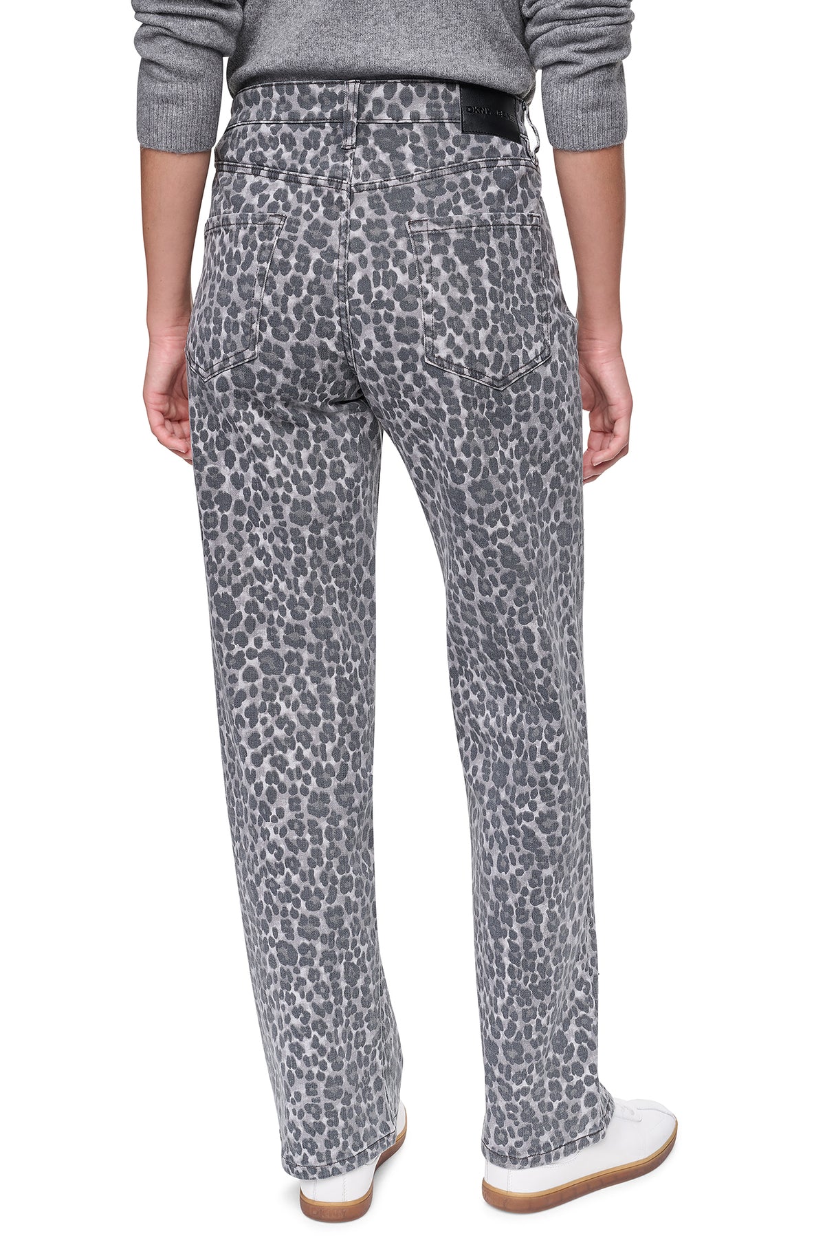 MID-RISE RHINESTUD RELAXED STRAIGHT JEAN VIEW 2