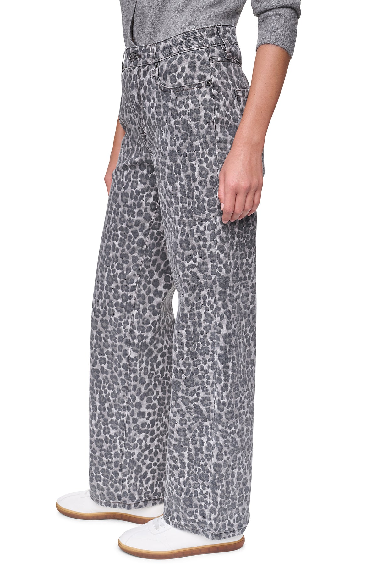 MID-RISE RHINESTUD RELAXED STRAIGHT JEAN VIEW 2