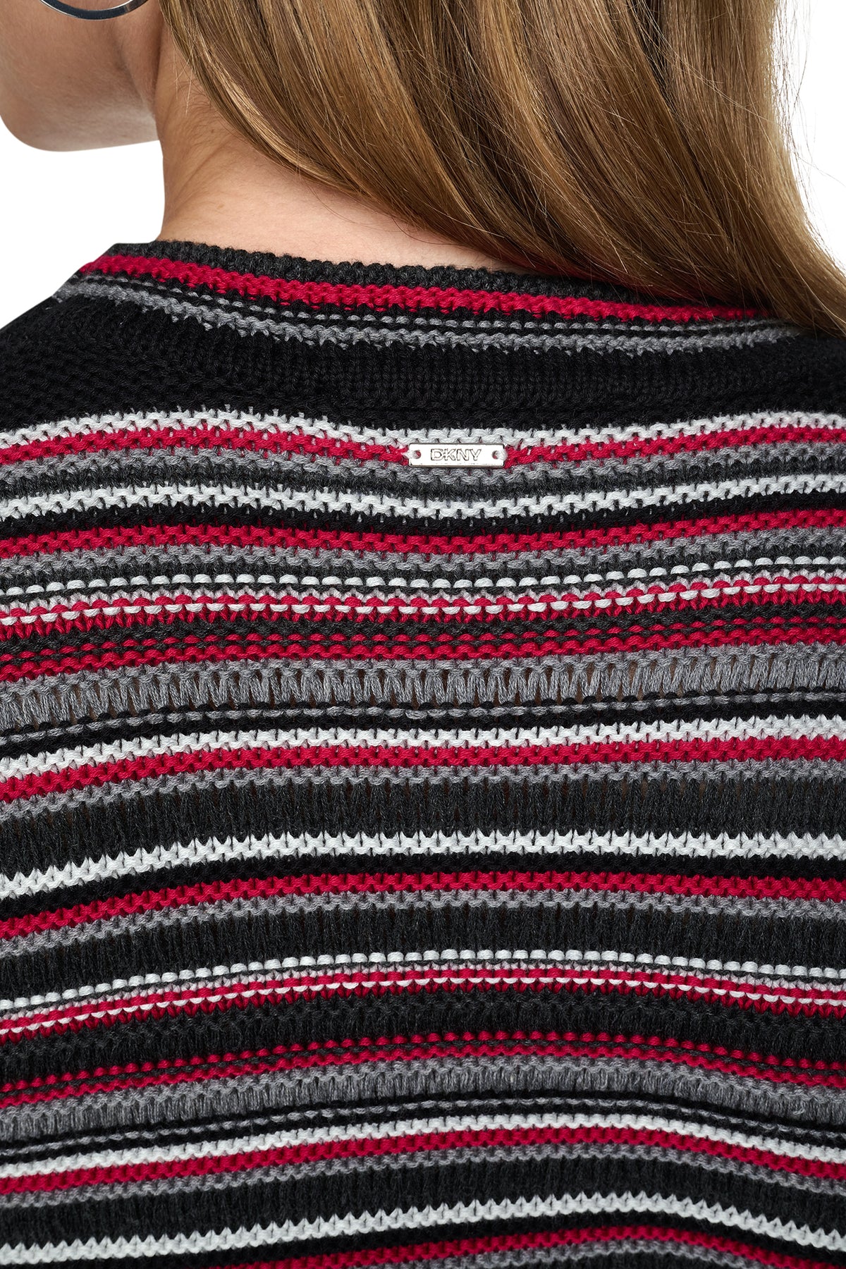 STRIPED RUGBY CREW NECK SWEATER VIEW 2