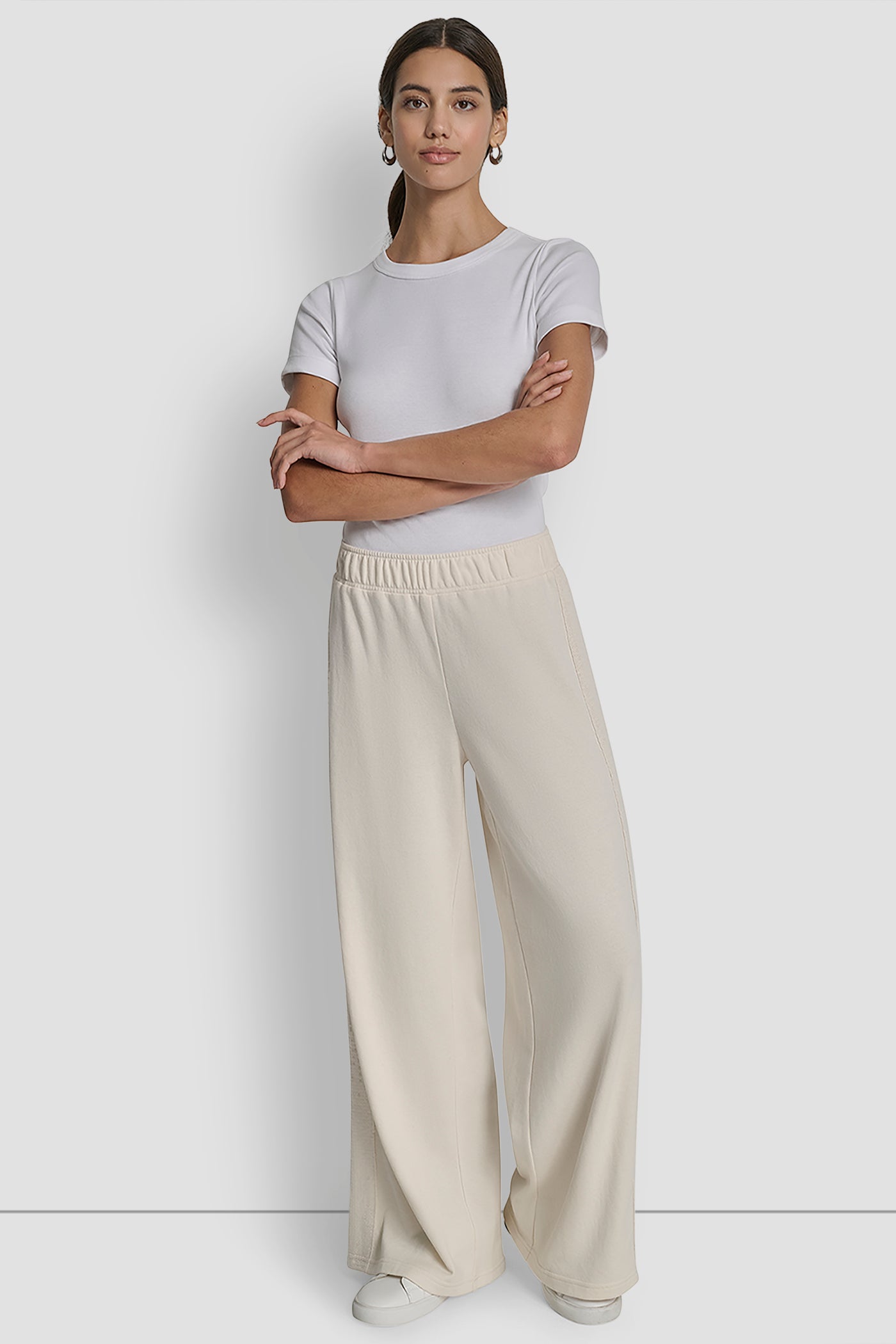 SEQUIN SIDE SEAM STRIPE WIDE LEG PANT VIEW 5 | MATCHING SETS