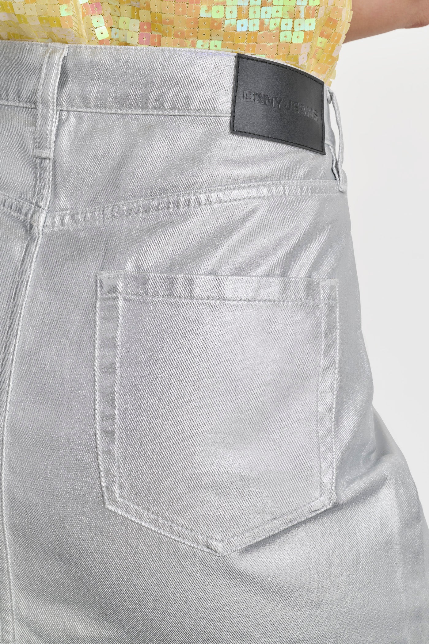 HIGH WAIST DENIM SKIRT VIEW 5 | Not Clearance or Preorder