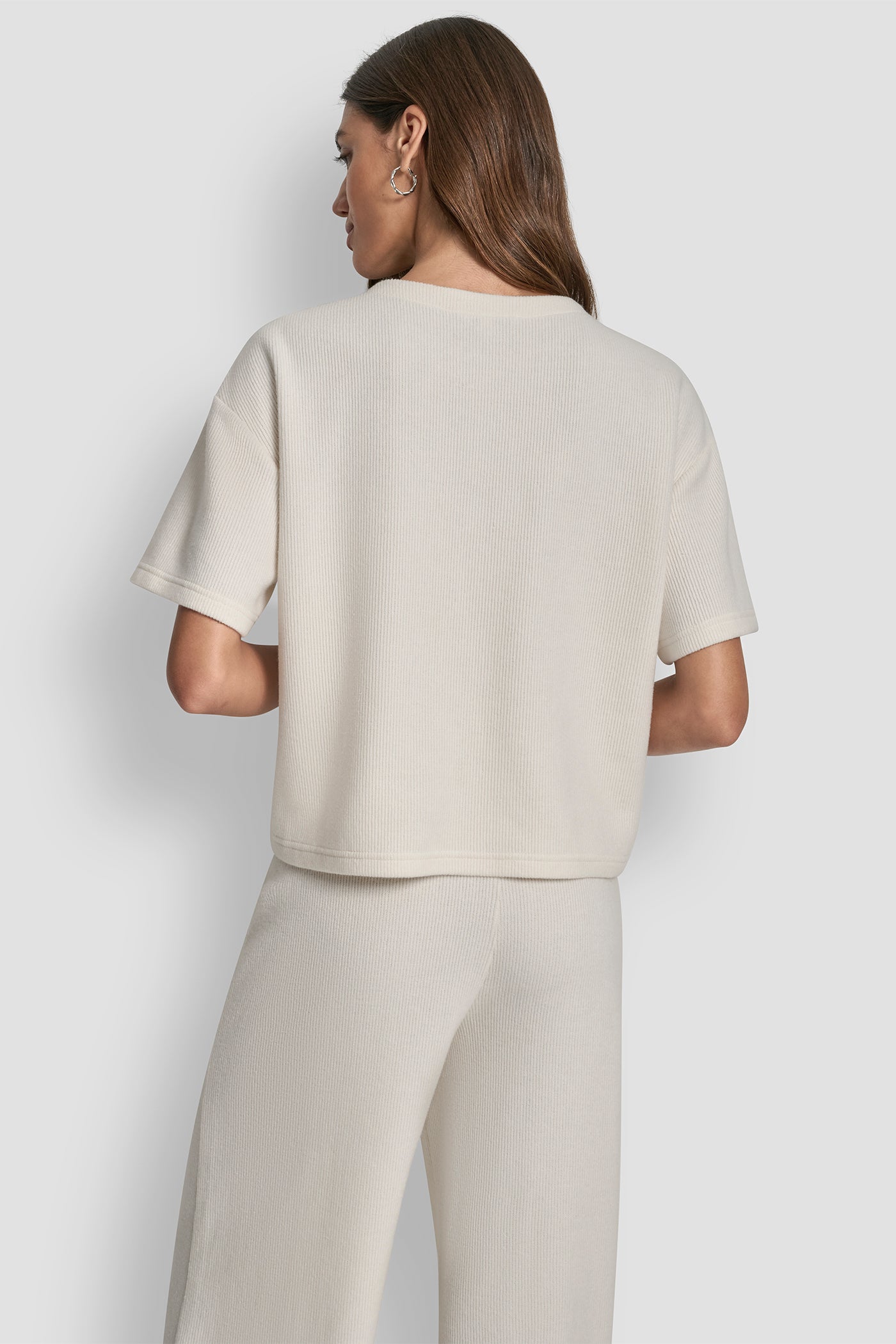 Eggnog RELAXED BOXY TEE, BACK VIEW | Tees & Tanks