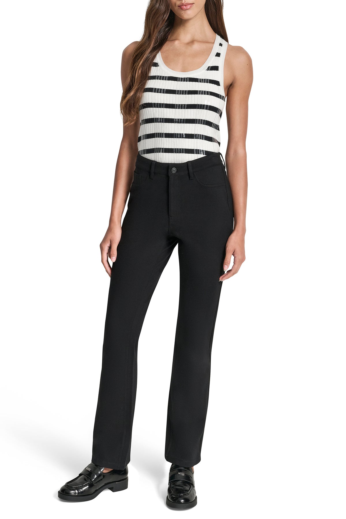 MID-RISE SLIM BOOTCUT PANT VIEW 2