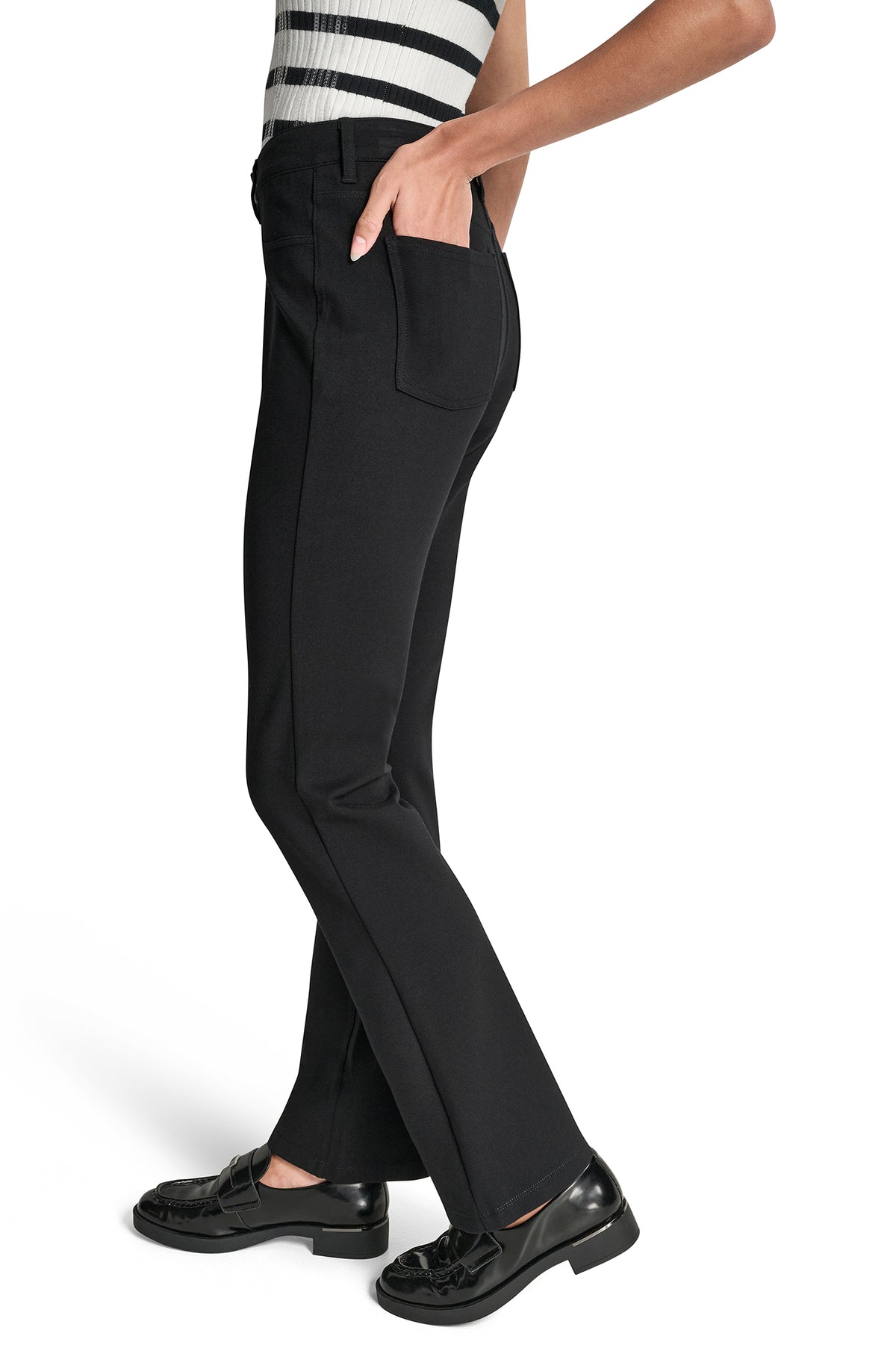 MID-RISE SLIM BOOTCUT PANT VIEW 2
