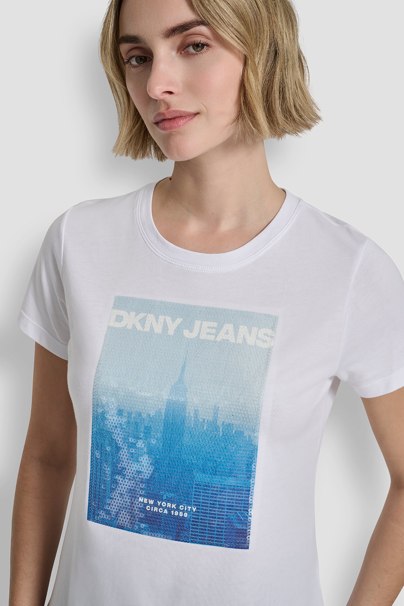 SEQUIN GRAPHIC LOGO TEE VIEW 5 | Tees & Tanks