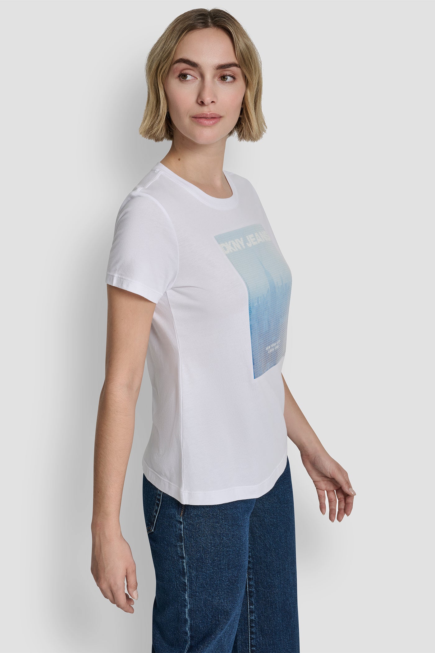 SEQUIN GRAPHIC LOGO TEE VIEW 3 | Tees & Tanks