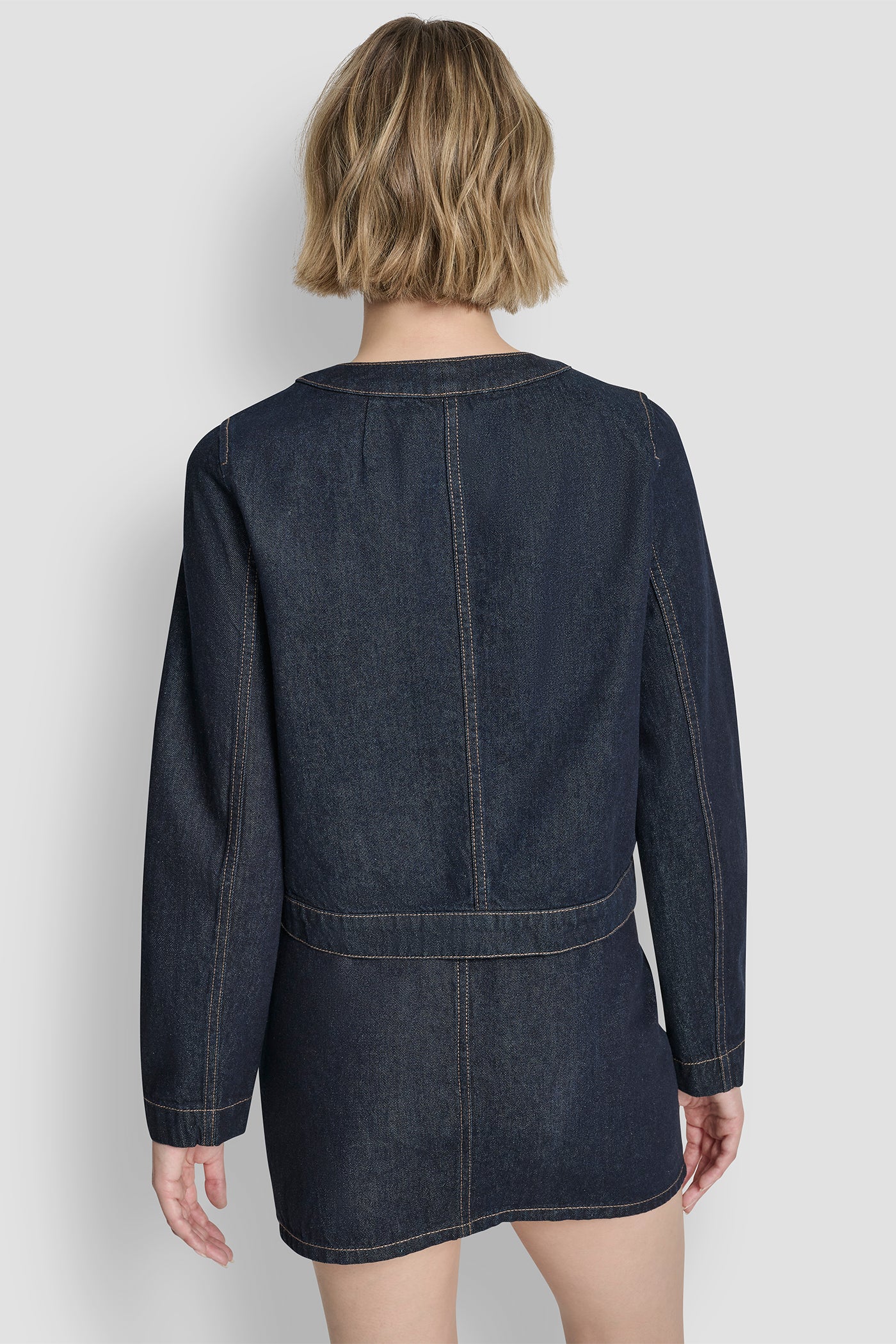 FEARLESS DENIM CARDIGAN, BACK VIEW | All Products
