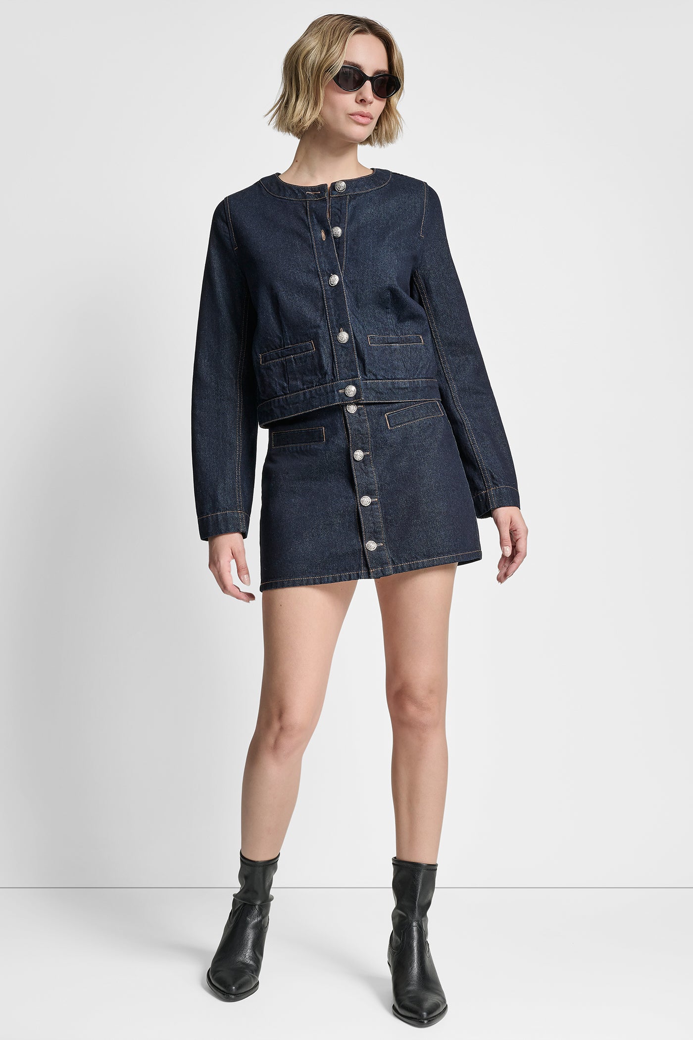 DENIM CARDIGAN VIEW 4 | All Products