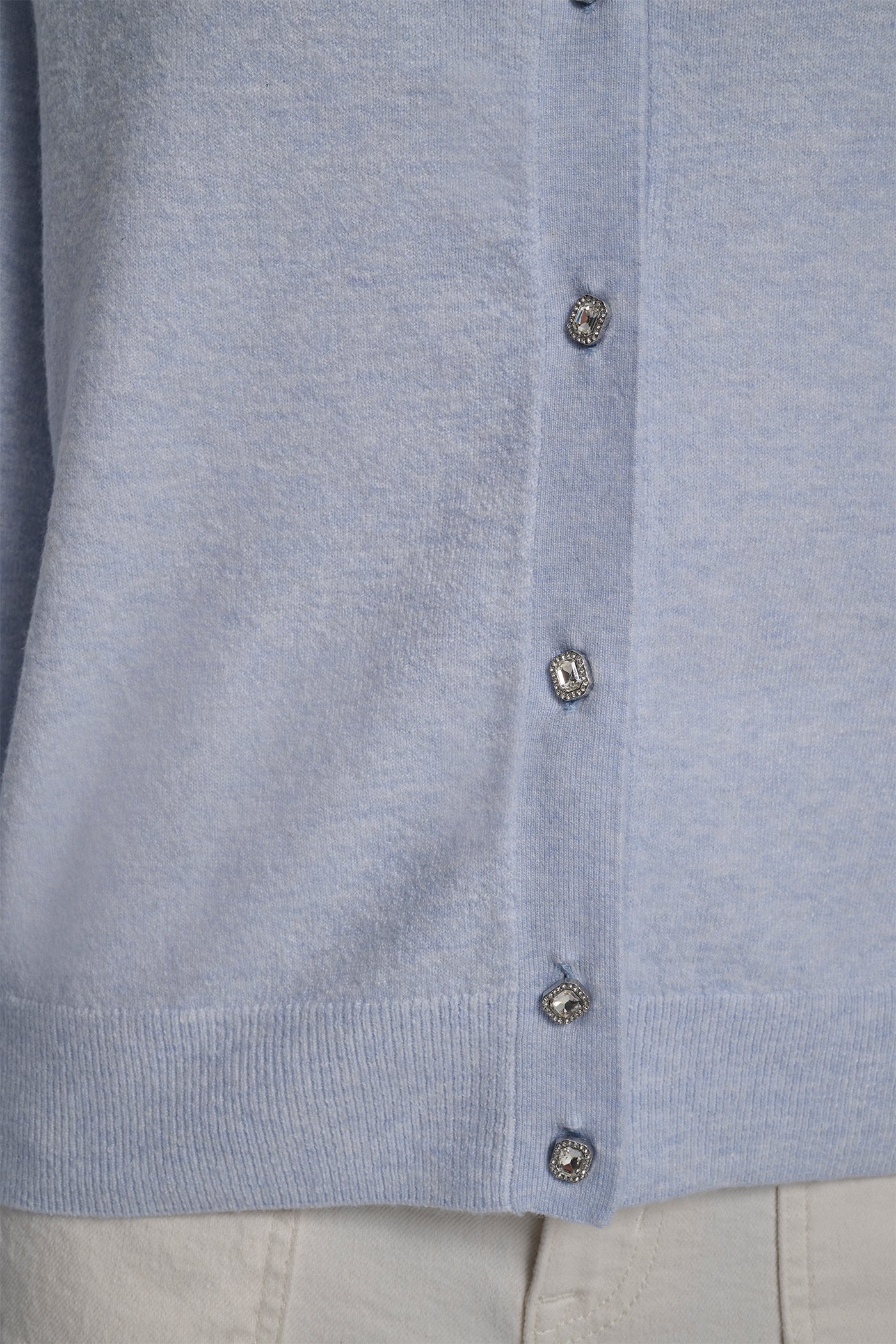 LONG SLEEVE CARDIGAN W RHINESTONE BUTTONS VIEW 5 | SELECT STYLES