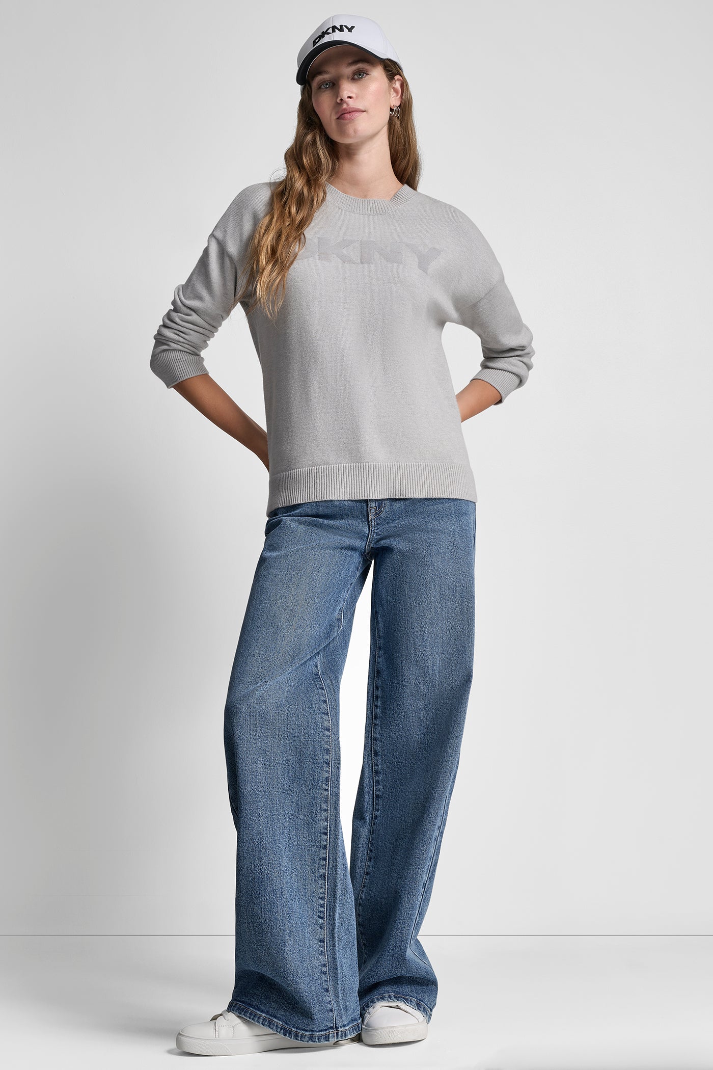 SEQUIN LOGO EMBELLISHED SWEATER VIEW 4