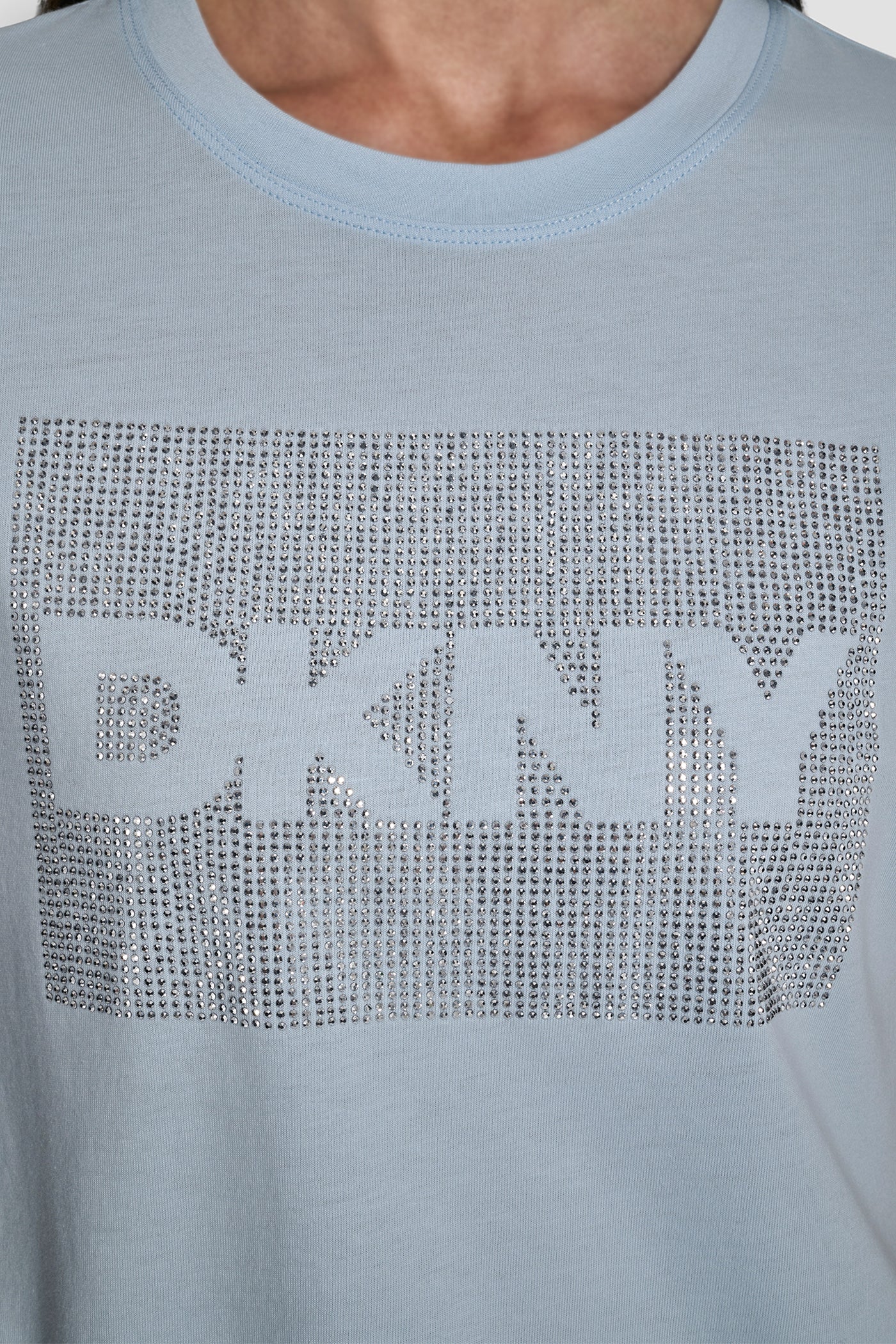 DKNY BOX RHINESTONE LOGO TEE VIEW 6 | New Arrivals